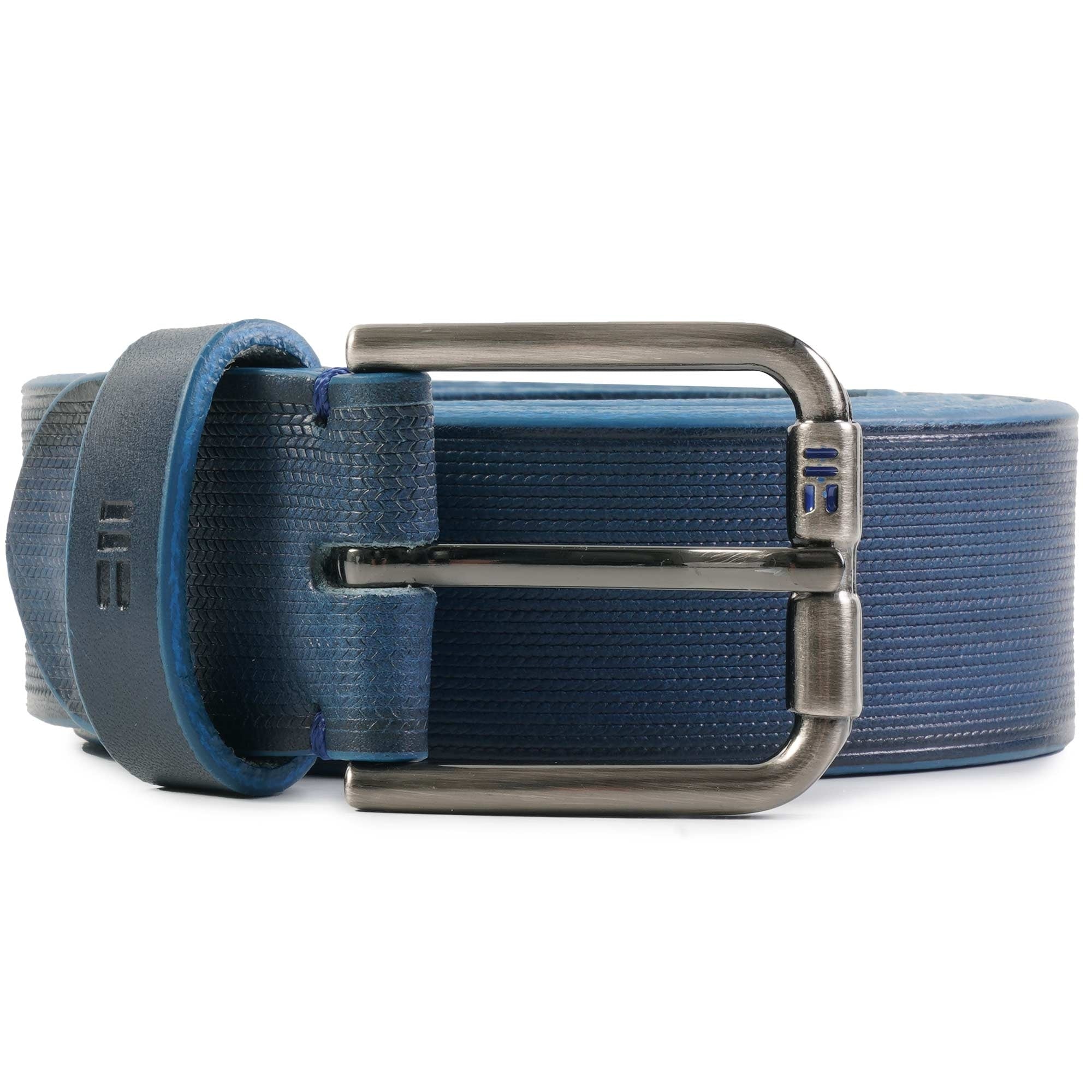 Leather Belt - Blue
