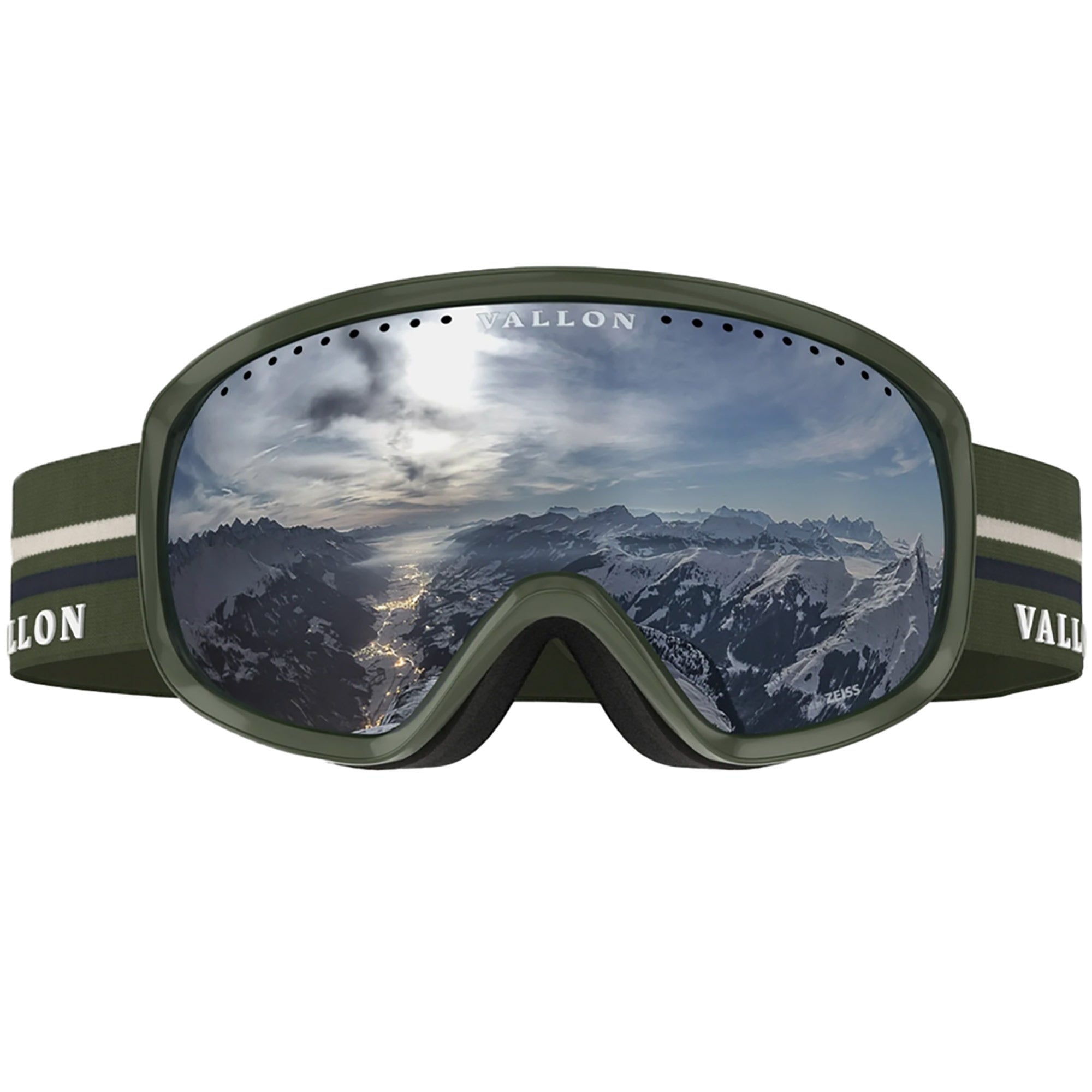 Vallon Sunglasses Freebirds Ski Goggles - Green