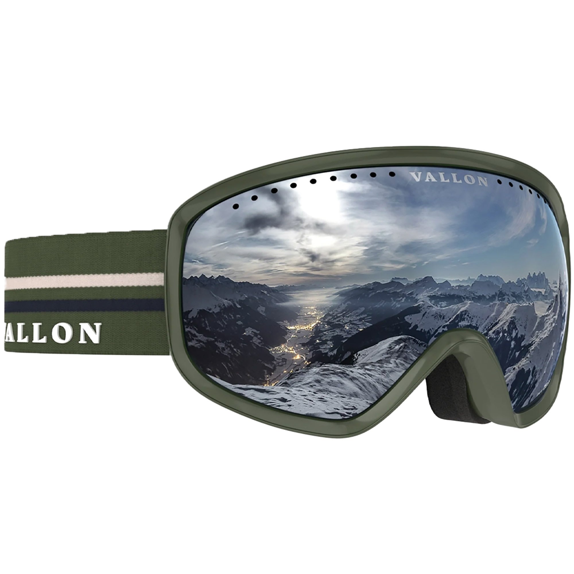 Vallon Sunglasses Freebirds Ski Goggles - Green