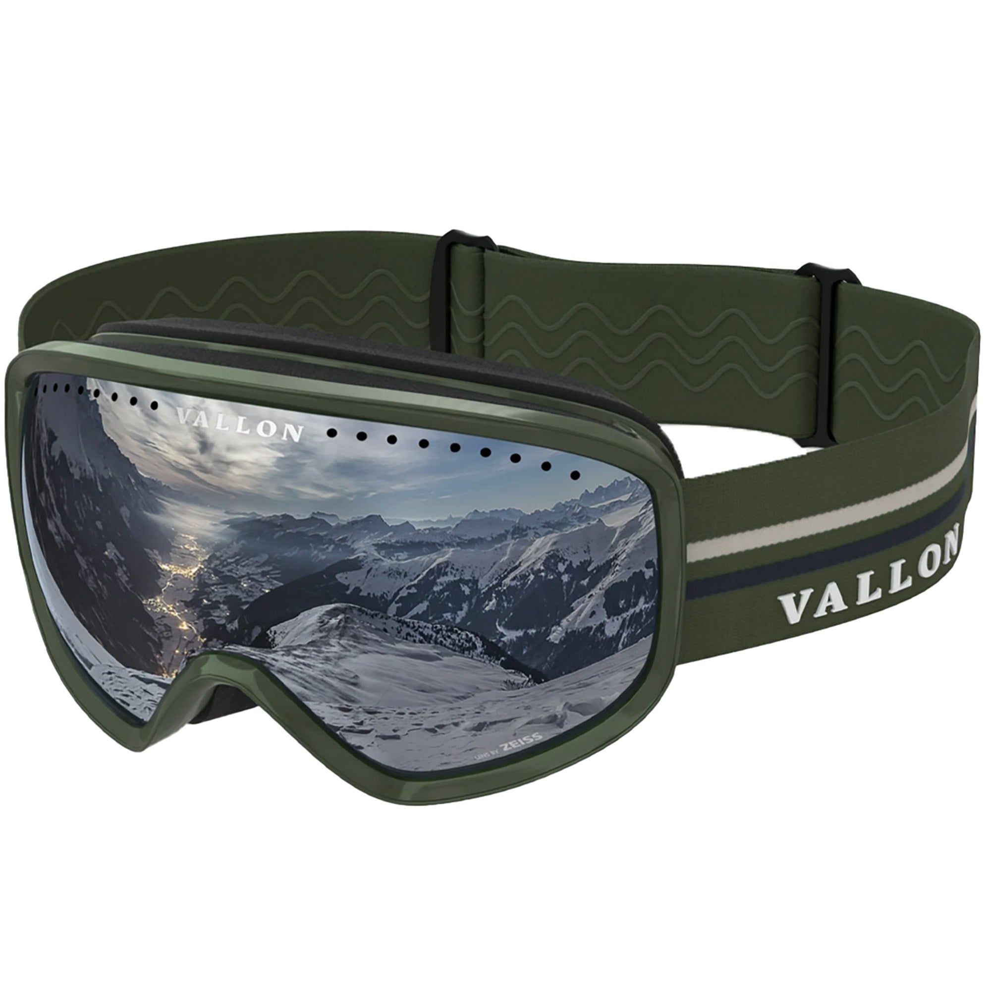 Vallon Sunglasses Freebirds Ski Goggles - Green