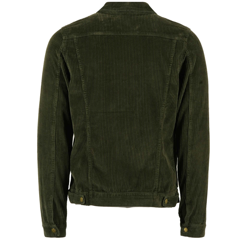 Tejana Jumbo Cord Jacket - Olive Green