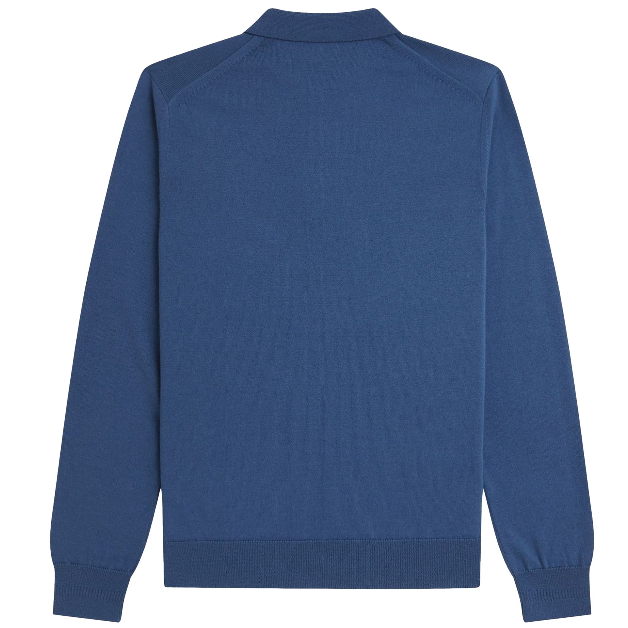 Fred Perry Classic Knitted Shirt - Midnight Blue