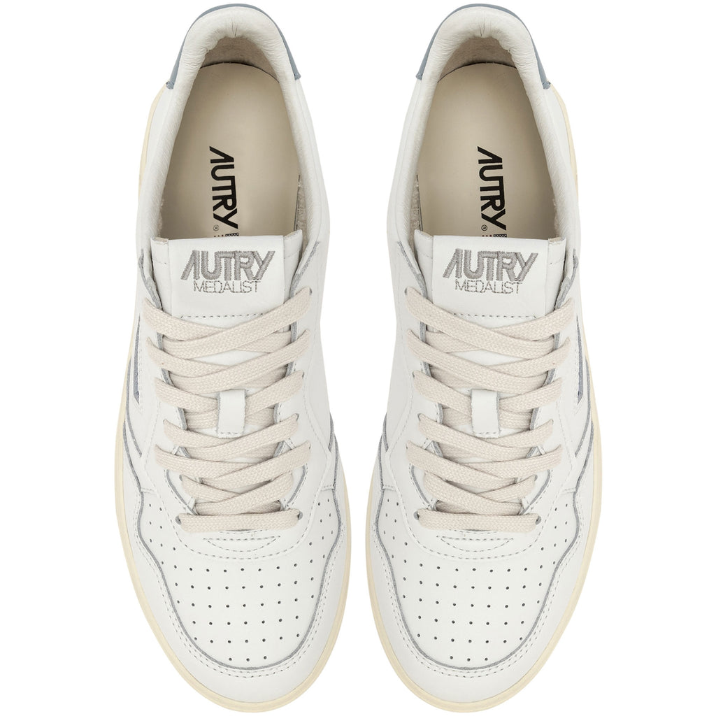Medalist Low Sneakers Leather - White and Blue