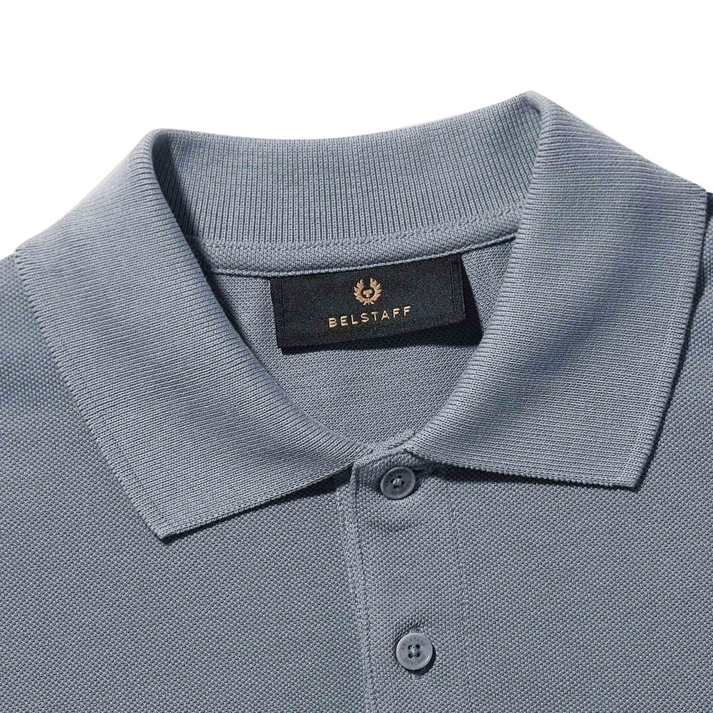 Belstaff Logo Polo Shirt - Blue Flint