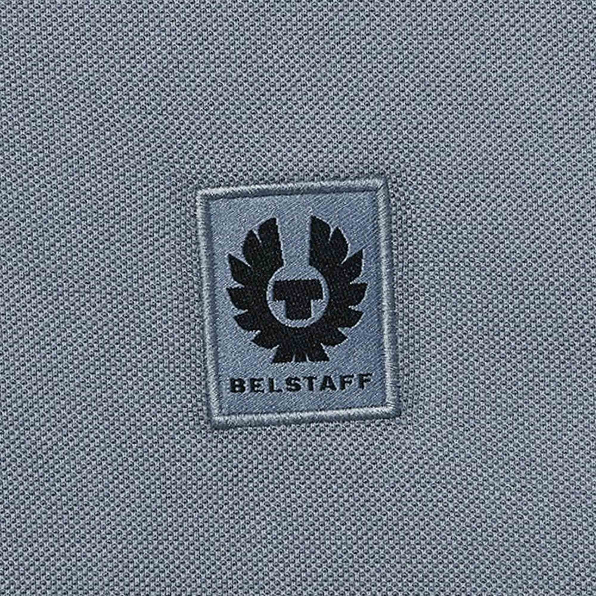 Belstaff Logo Polo Shirt - Blue Flint