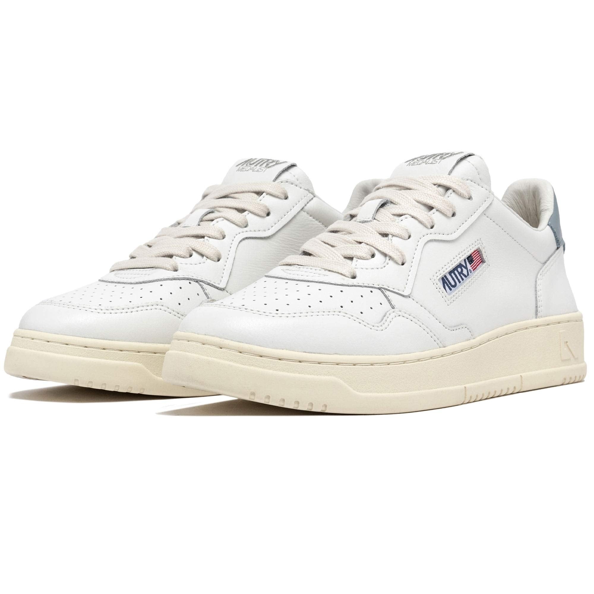 Medalist Low Sneakers Leather - White and Blue