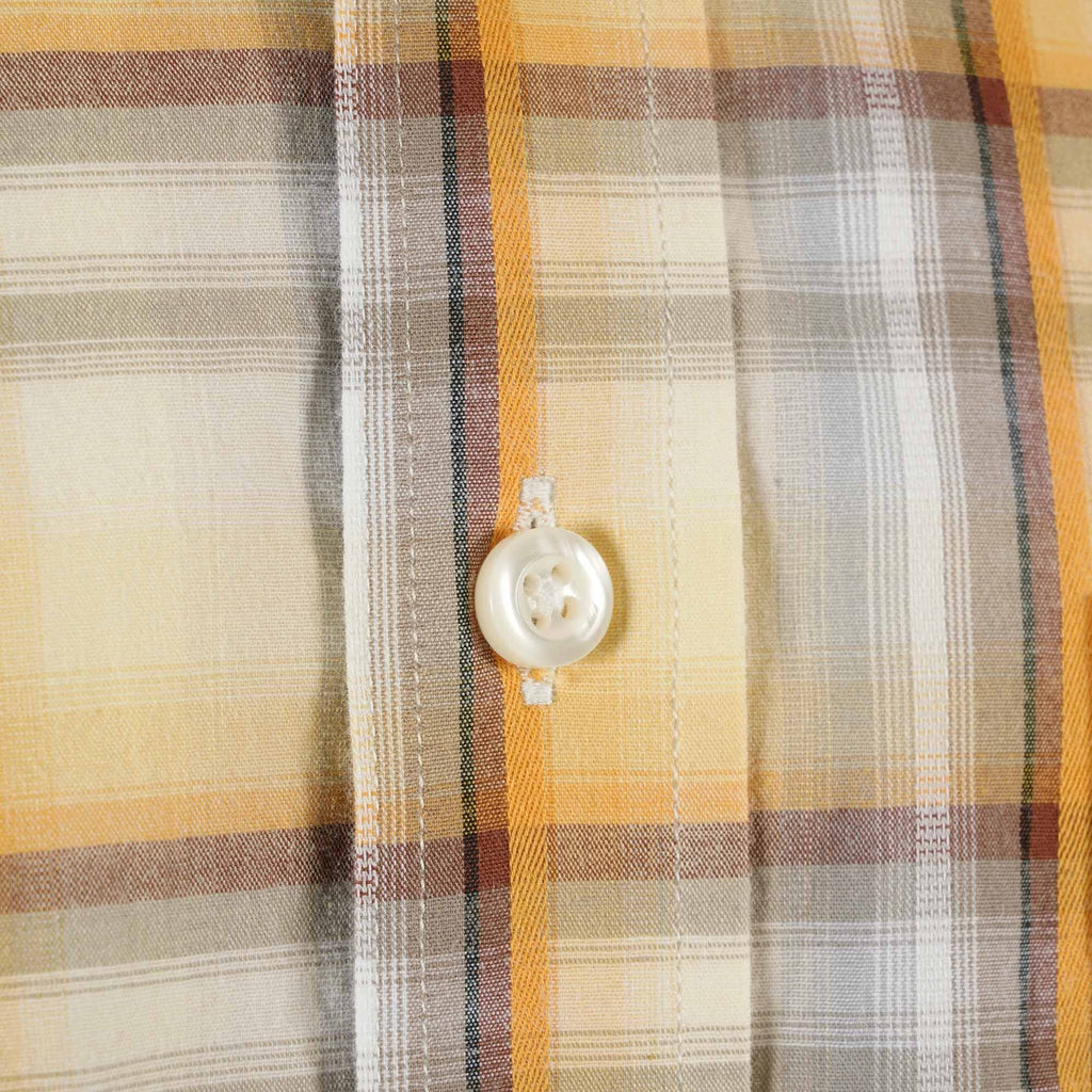 Real Hoxton Long Sleeve Shirt - Cross Hatch Plaid Check