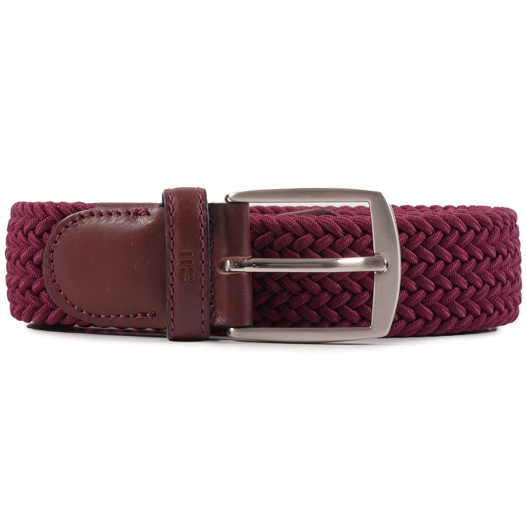 Woven Belt - Burgundy