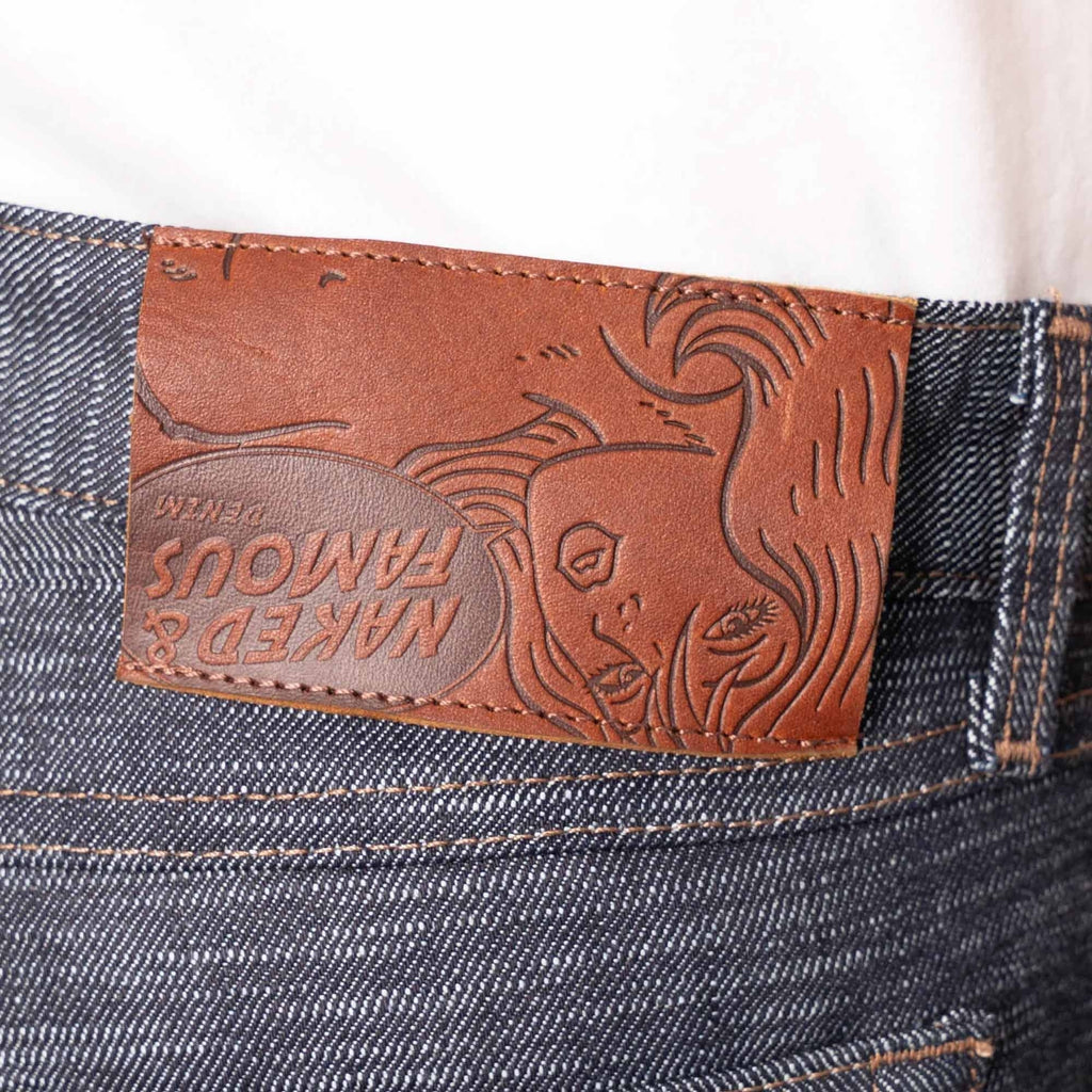 Weird Guy Revival Frankenstein Denim Jeans - Indigo