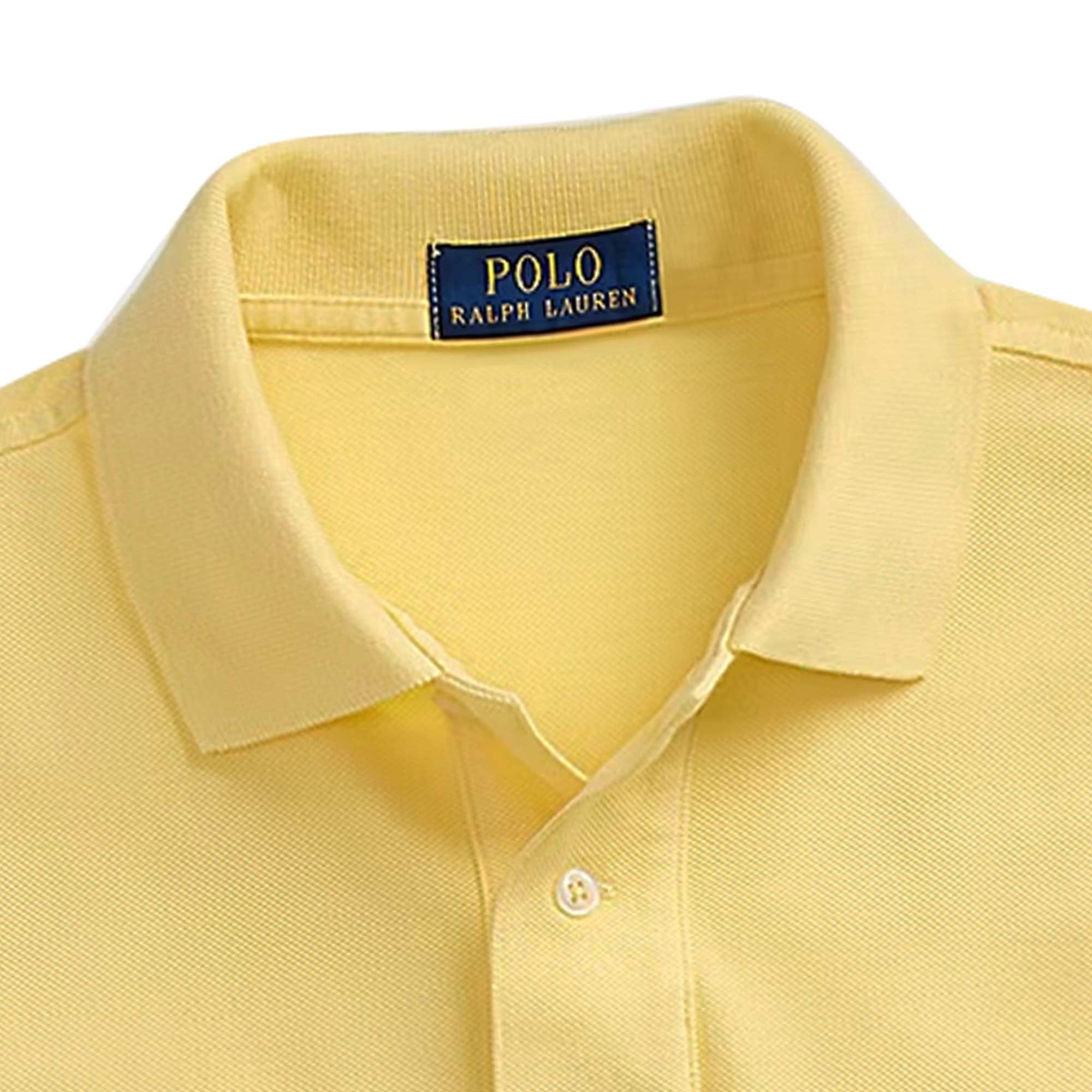 The Iconic Mesh Polo Shirt - Yellow