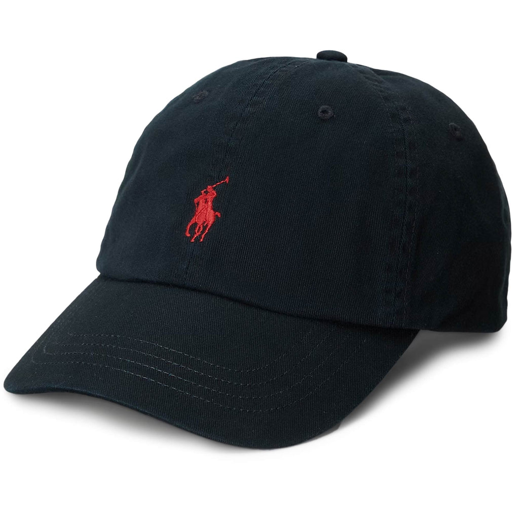 Cotton Chino Baseball Cap - Black