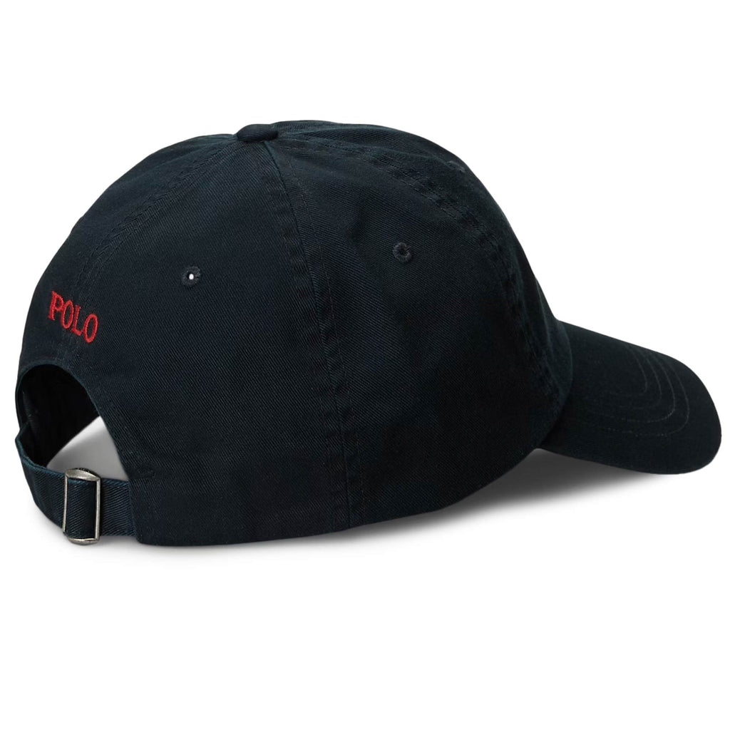 Cotton Chino Baseball Cap - Black