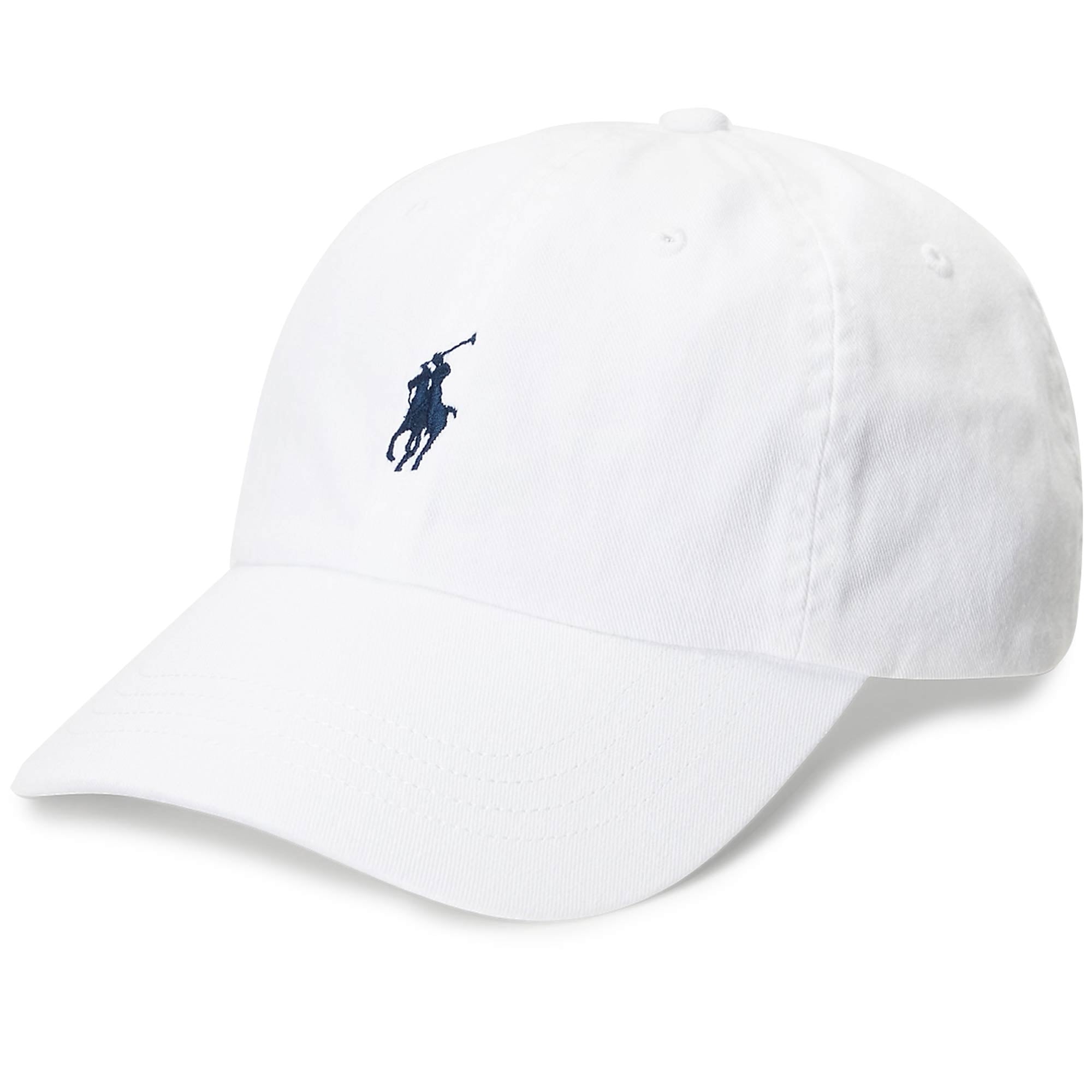 Polo Ralph Lauren Cotton Chino Baseball Cap - White