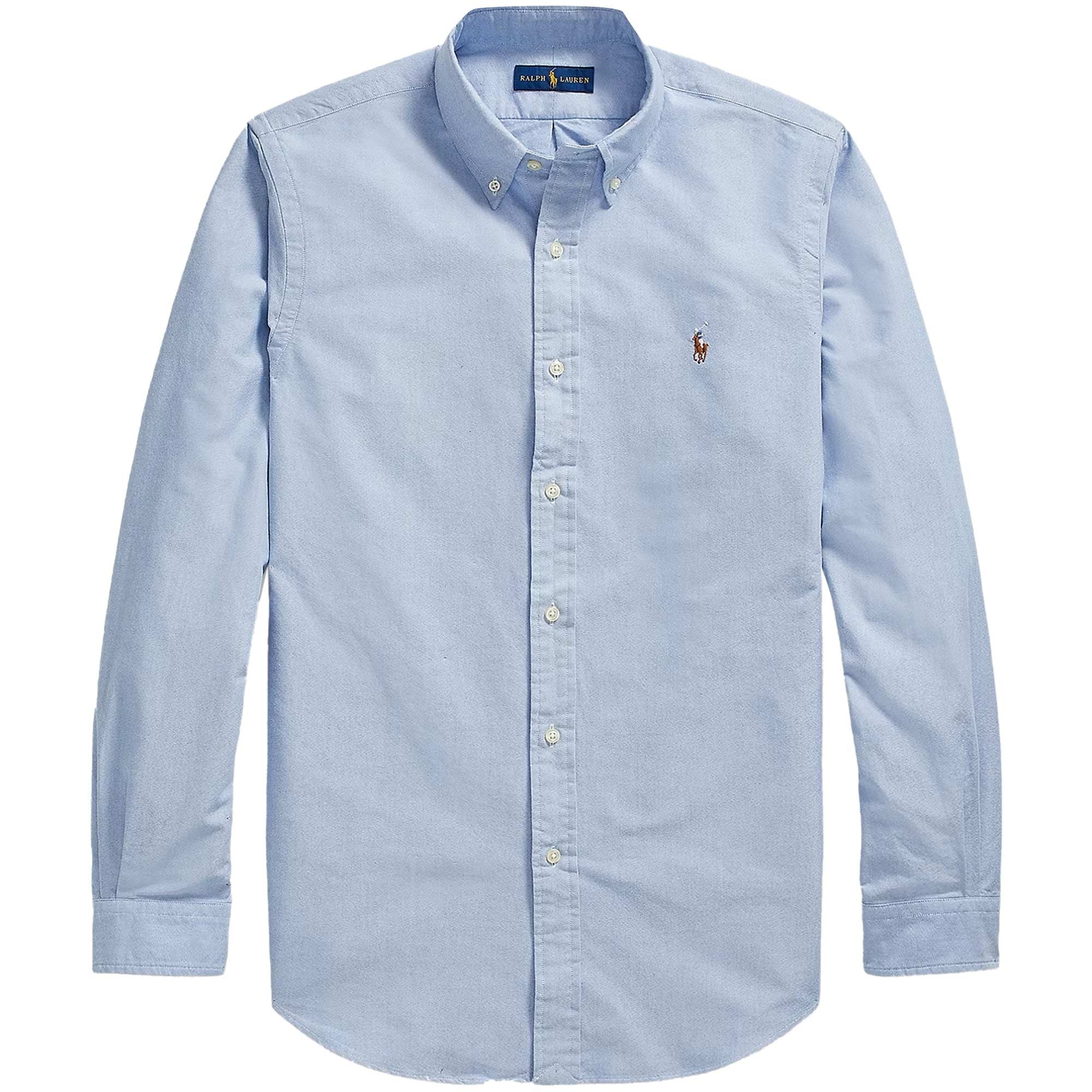Custom Fit Oxford Shirt - Blue