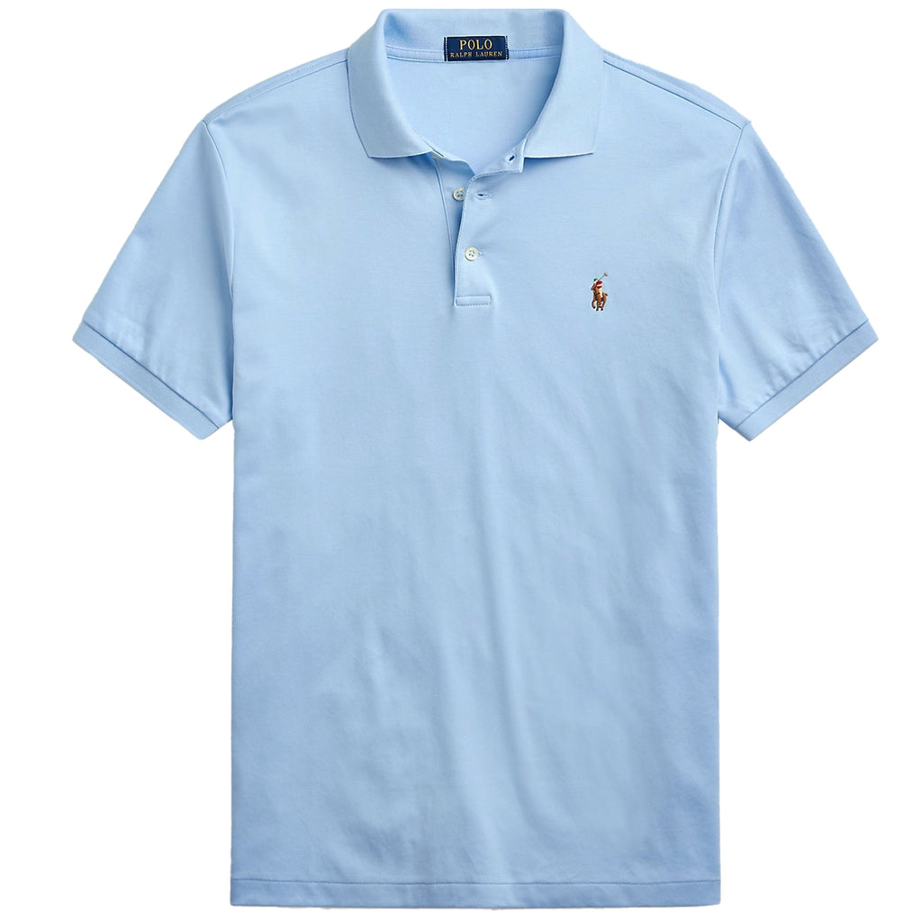 Custom Slim Fit Soft Cotton Polo Shirt - Blue