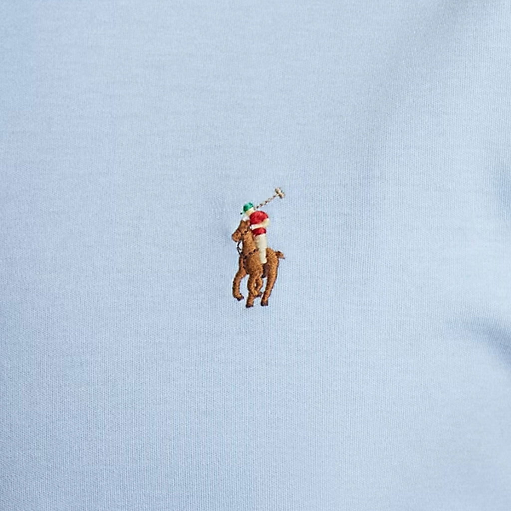 Custom Slim Fit Soft Cotton Polo Shirt - Blue