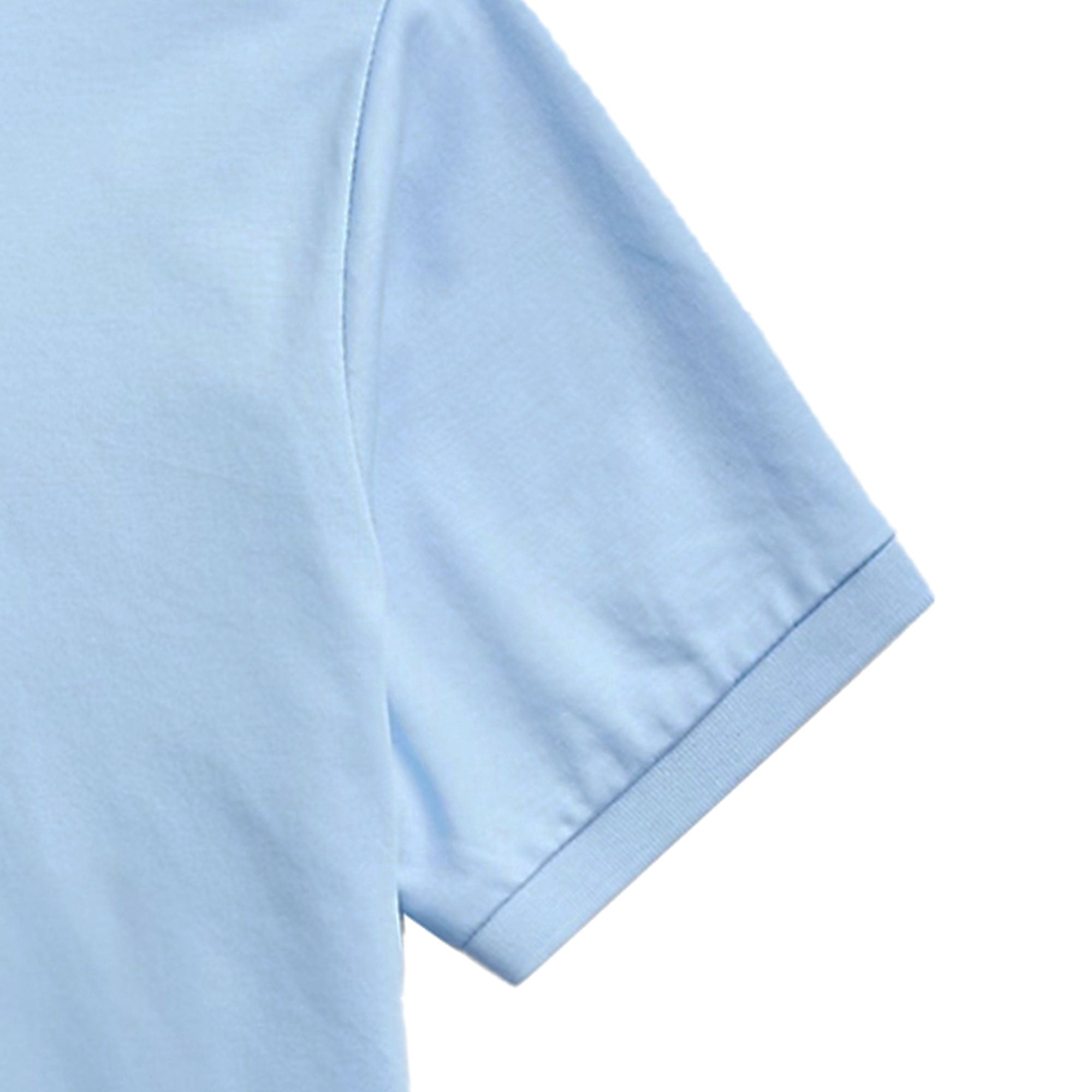 Custom Slim Fit Soft Cotton Polo Shirt - Blue