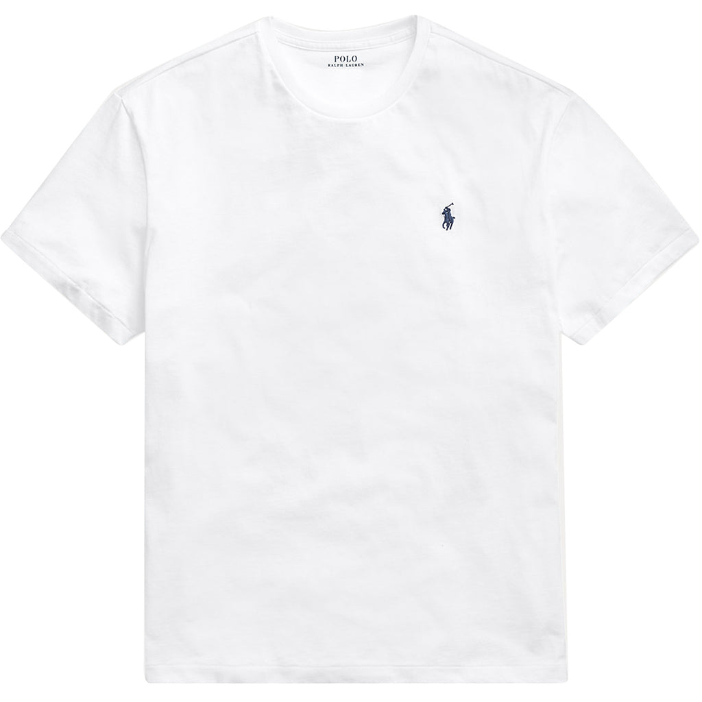 Classic Fit Jersey Crewneck T-Shirt - White