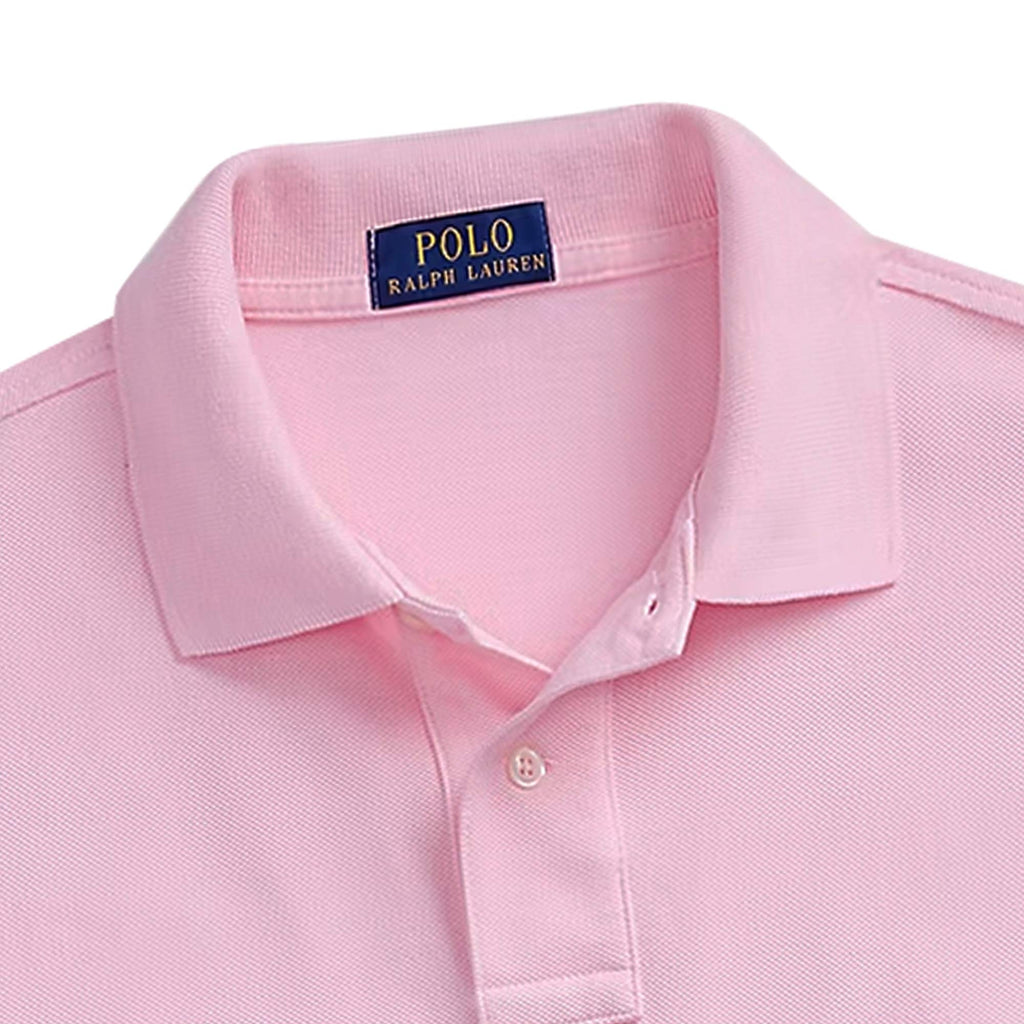 The Iconic Mesh Polo Shirt - Pink