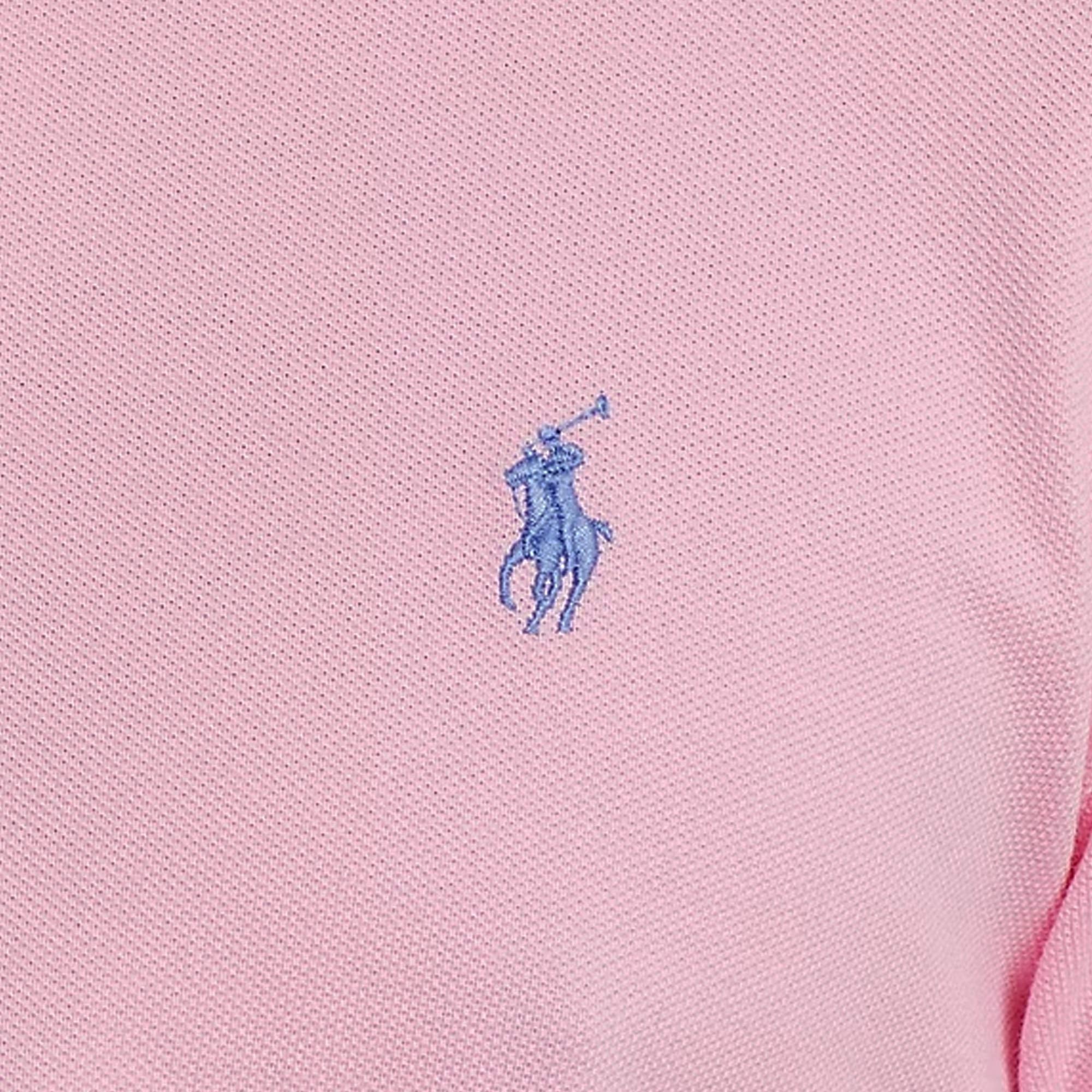 The Iconic Mesh Polo Shirt - Pink