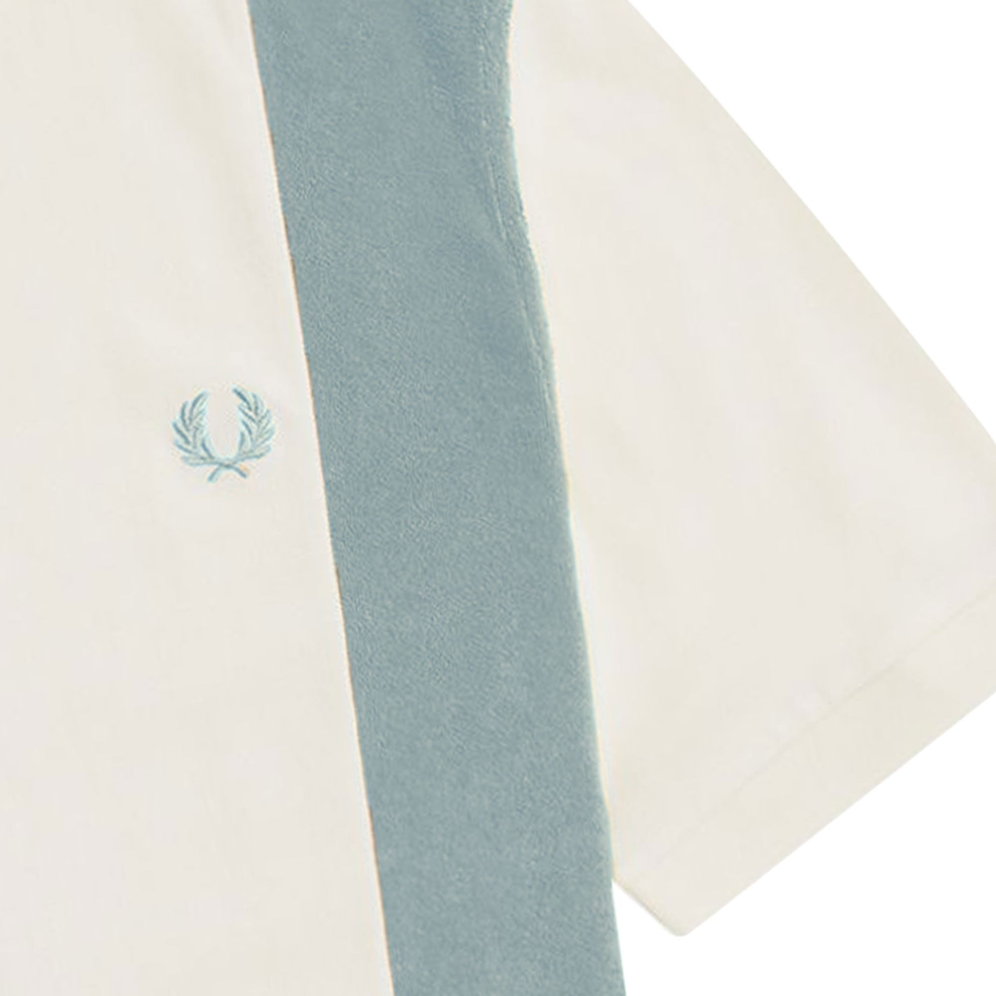 Fred Perry Towelling Panel Polo Shirt - Ecru