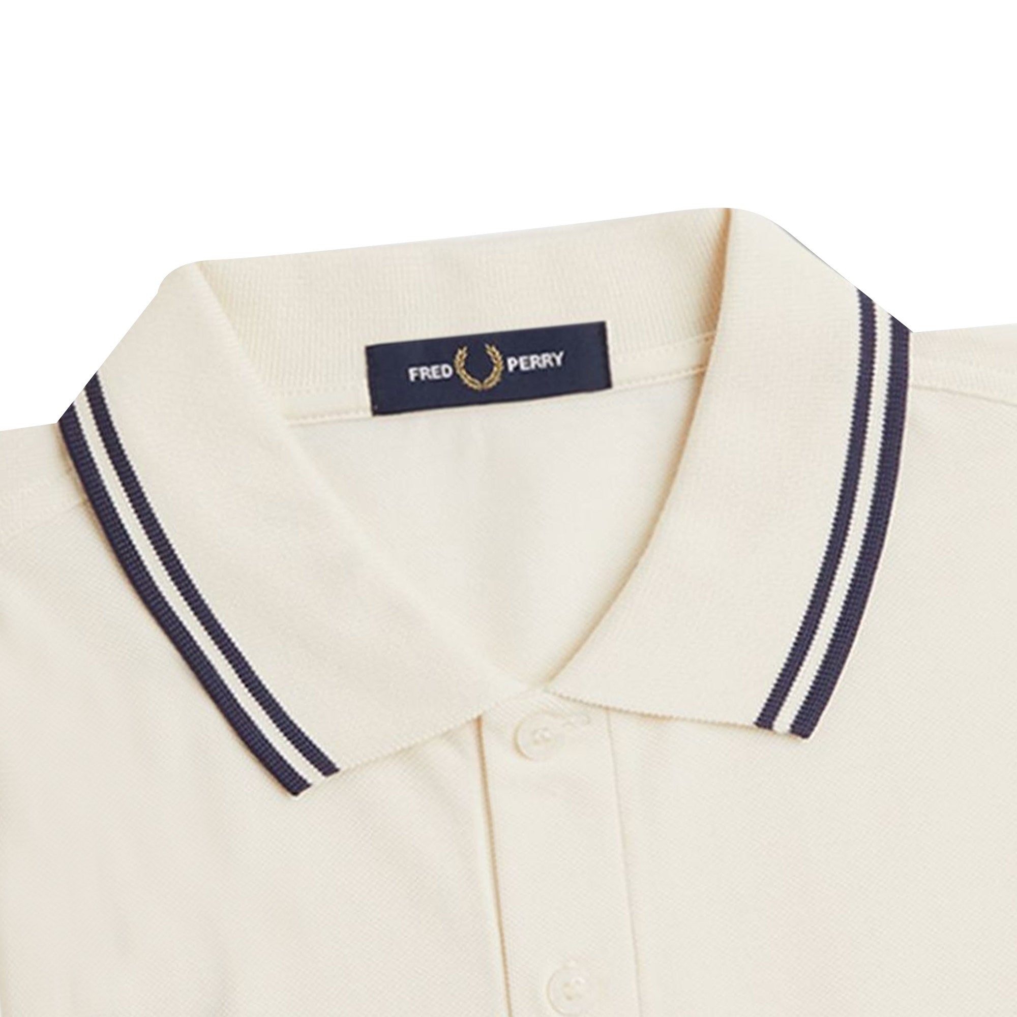 Fred Perry M3600 Twin Tipped Polo Shirt - Ecru