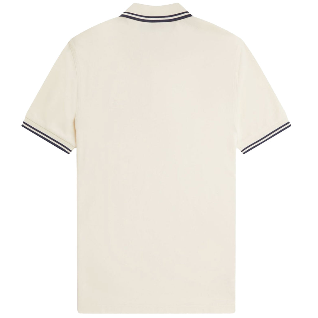 Fred Perry M3600 Twin Tipped Polo Shirt - Ecru