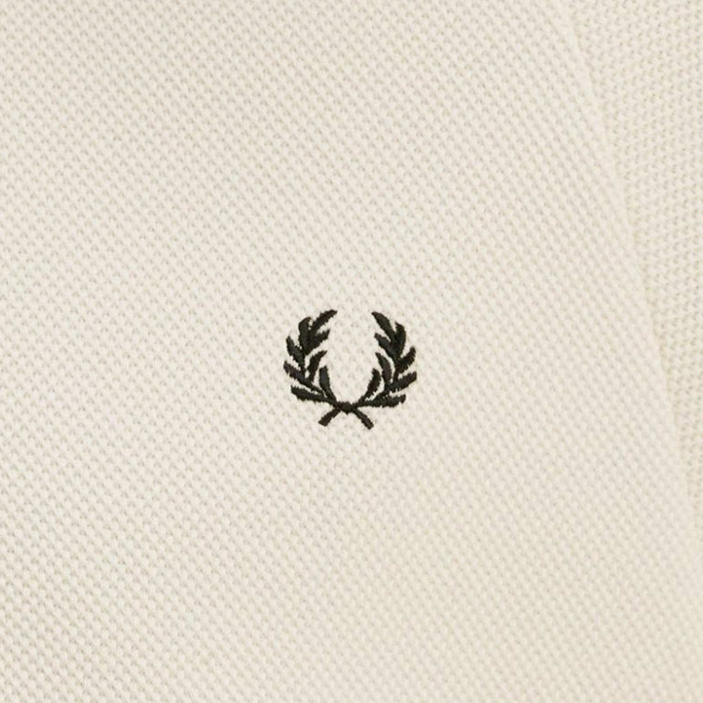 Fred Perry Textured Polo Shirt - Ecru