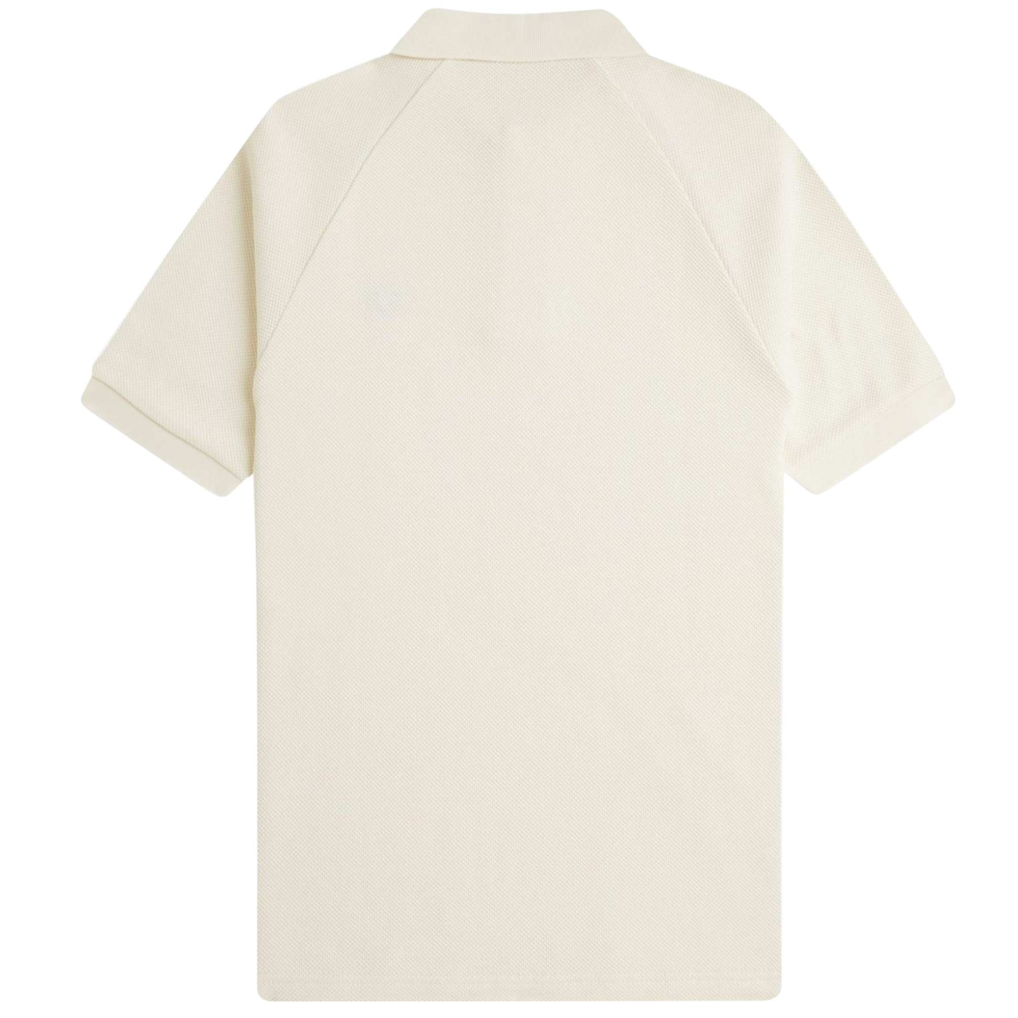 Fred Perry Textured Polo Shirt - Ecru