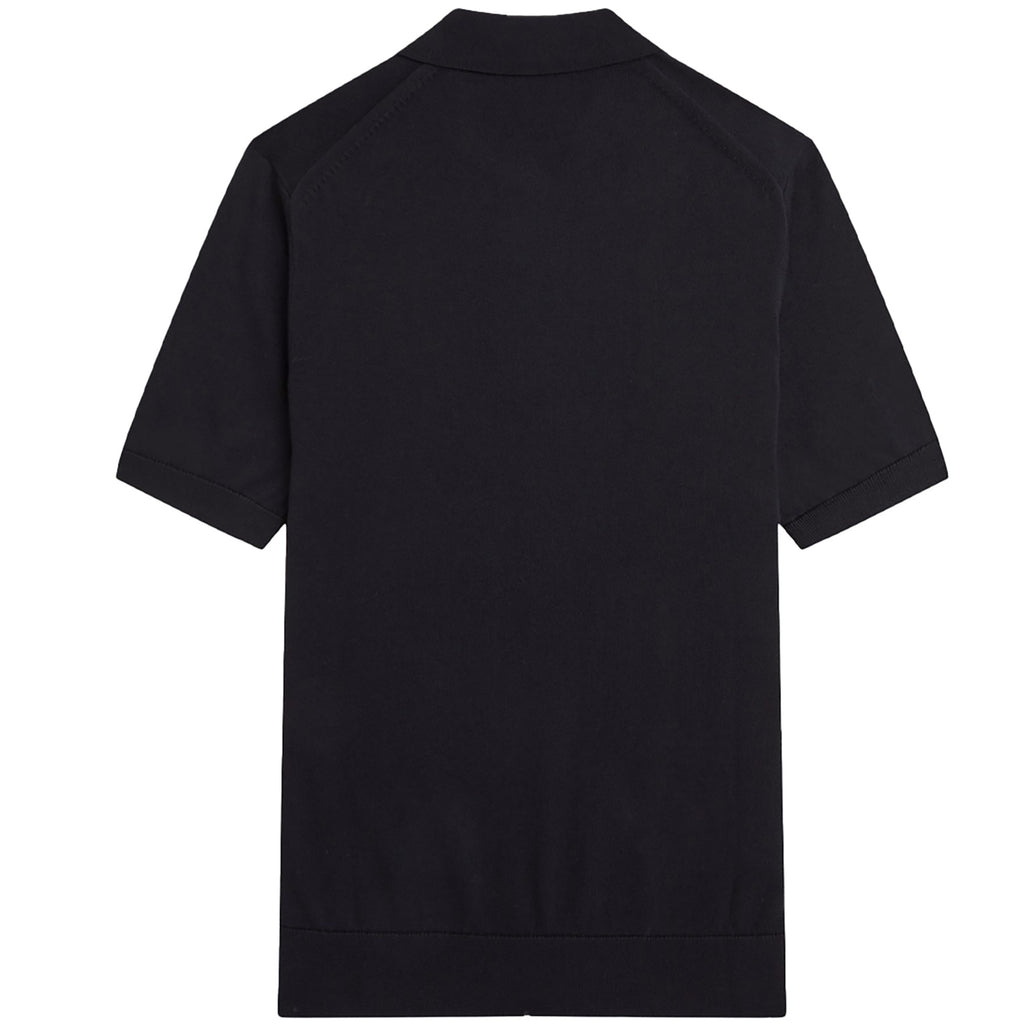 Fred Perry Knitted Shirt - Black