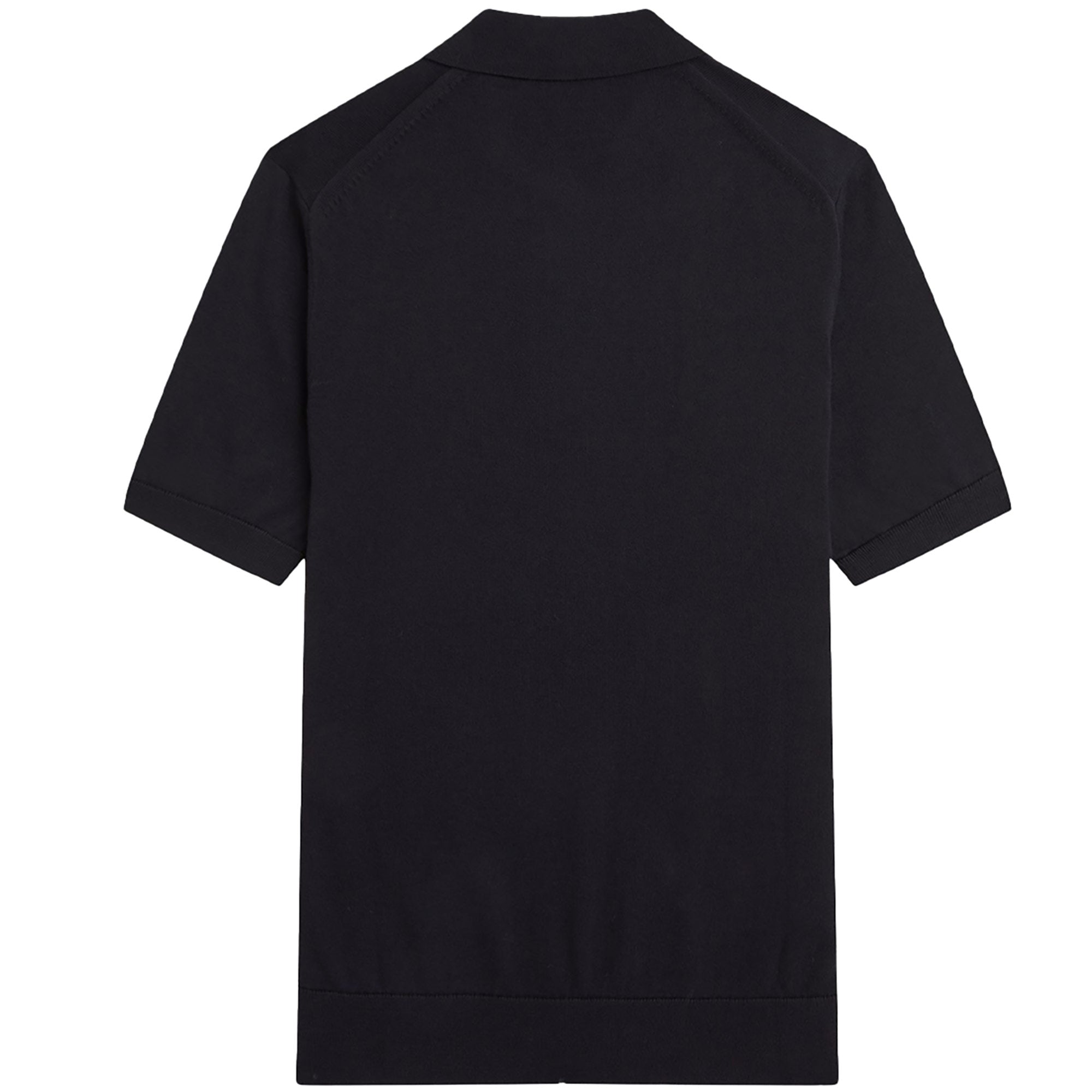 Fred Perry Knitted Shirt - Black