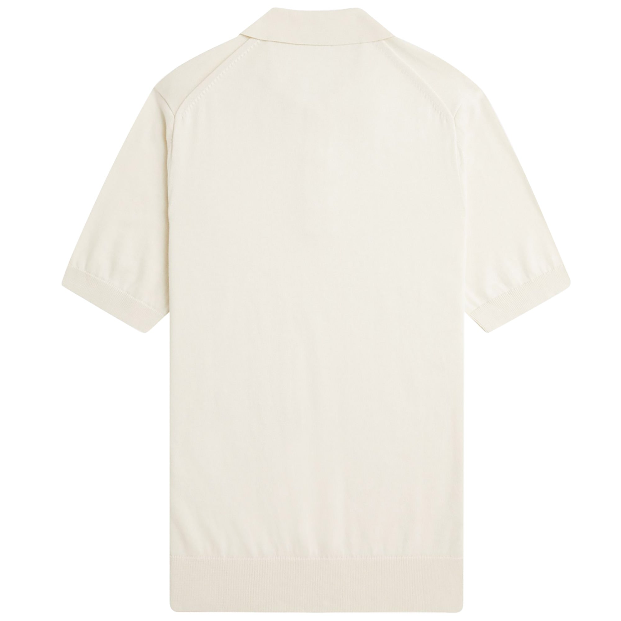 Fred Perry Knitted Cotton Shirt - Ecru K9725-560 – Stuarts London