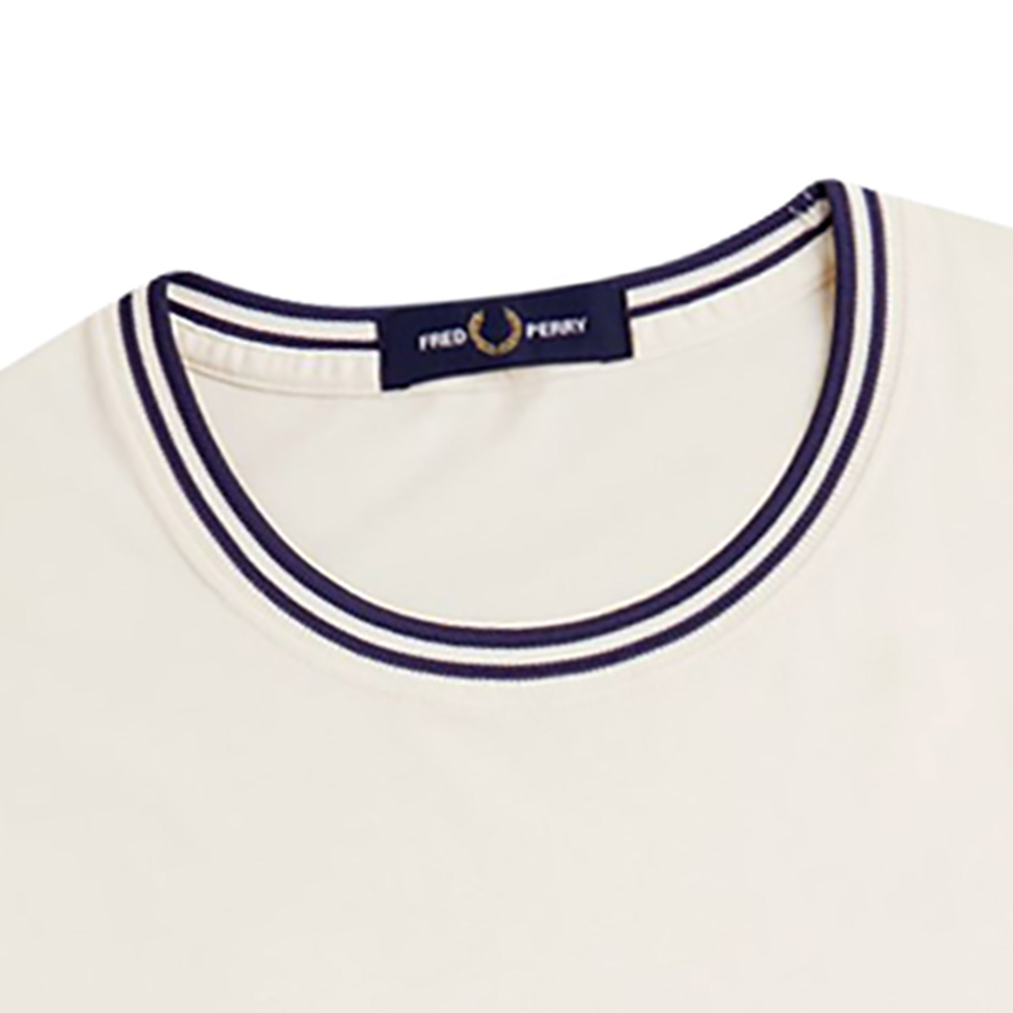 Fred Perry Twin Tipped T-Shirt - Ecru