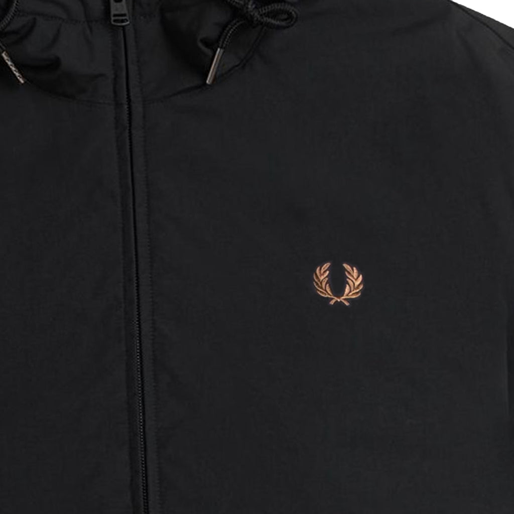 Hooded Brentham Jacket - Black