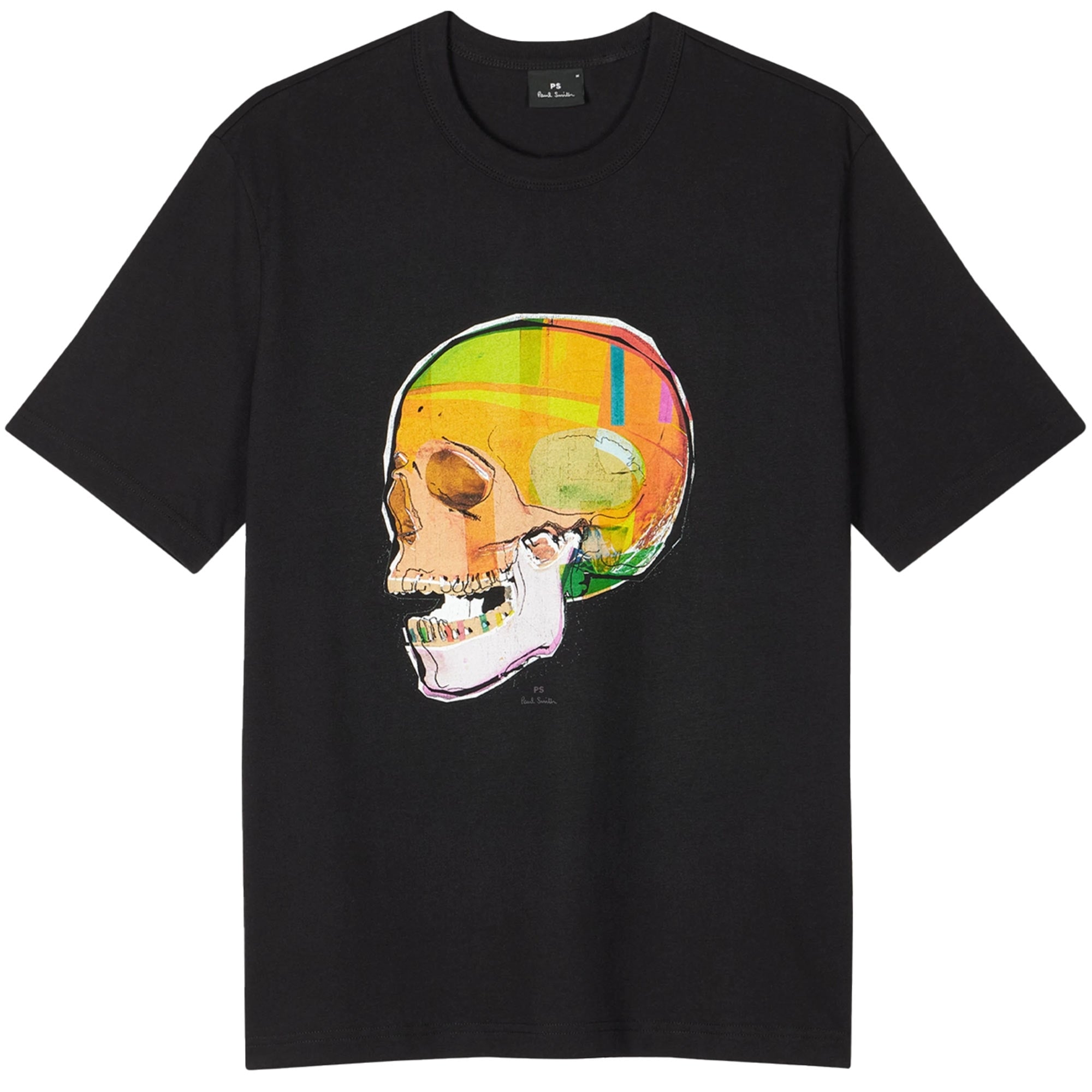 Paul Smith Skull Sketch Print T-Shirt - Black