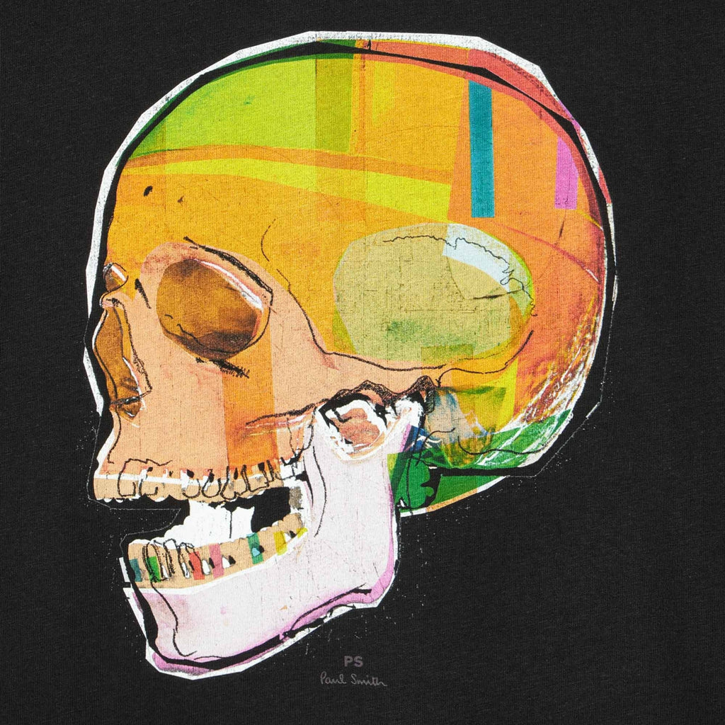 Paul Smith Skull Sketch Print T-Shirt - Black