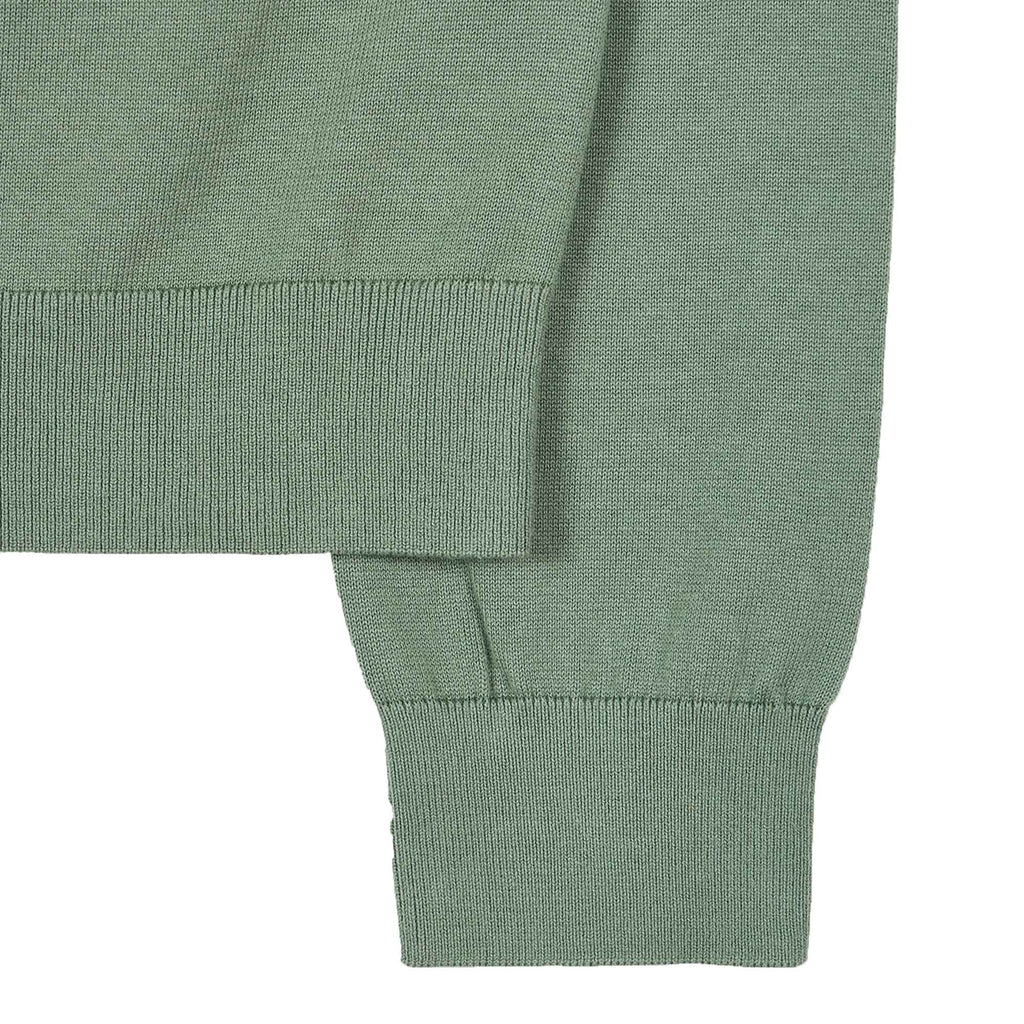 Paul Smith Organic Cotton Zebra Logo Sweater - Sage