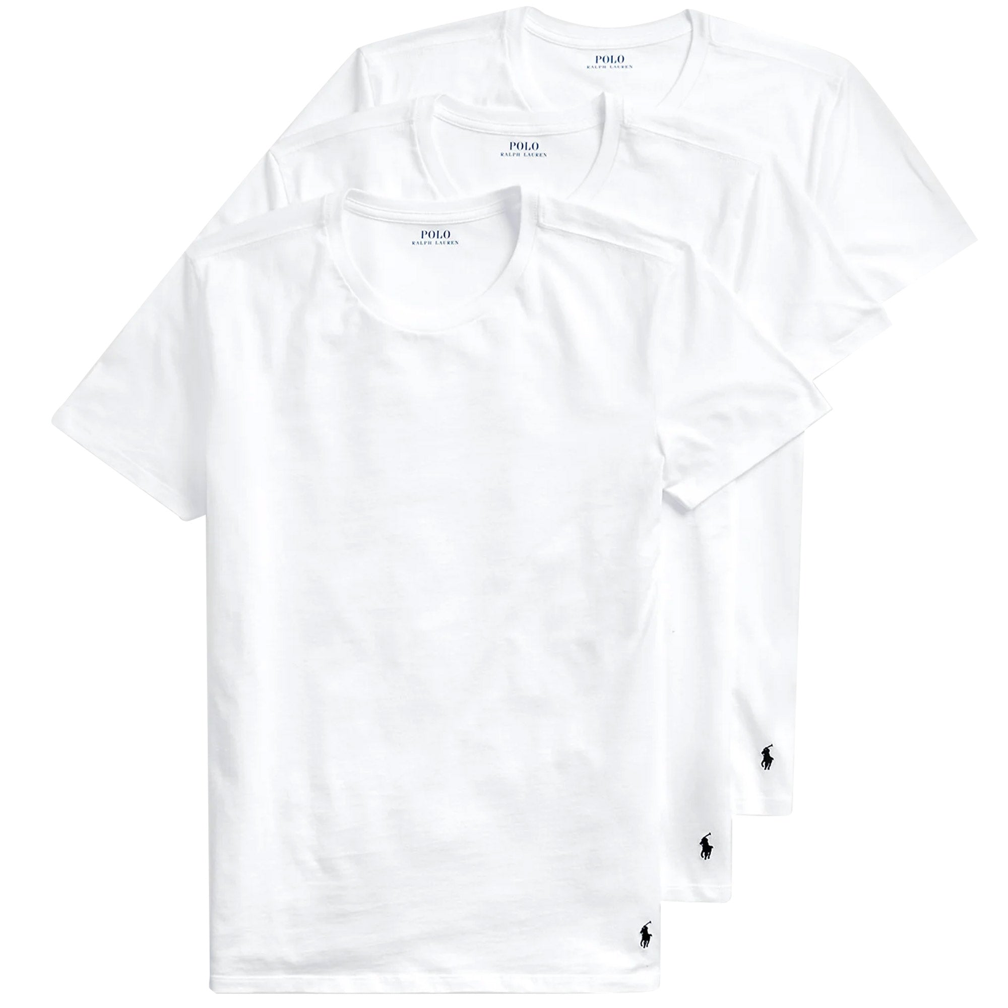 Crewneck 3-Pack T-Shirts - White