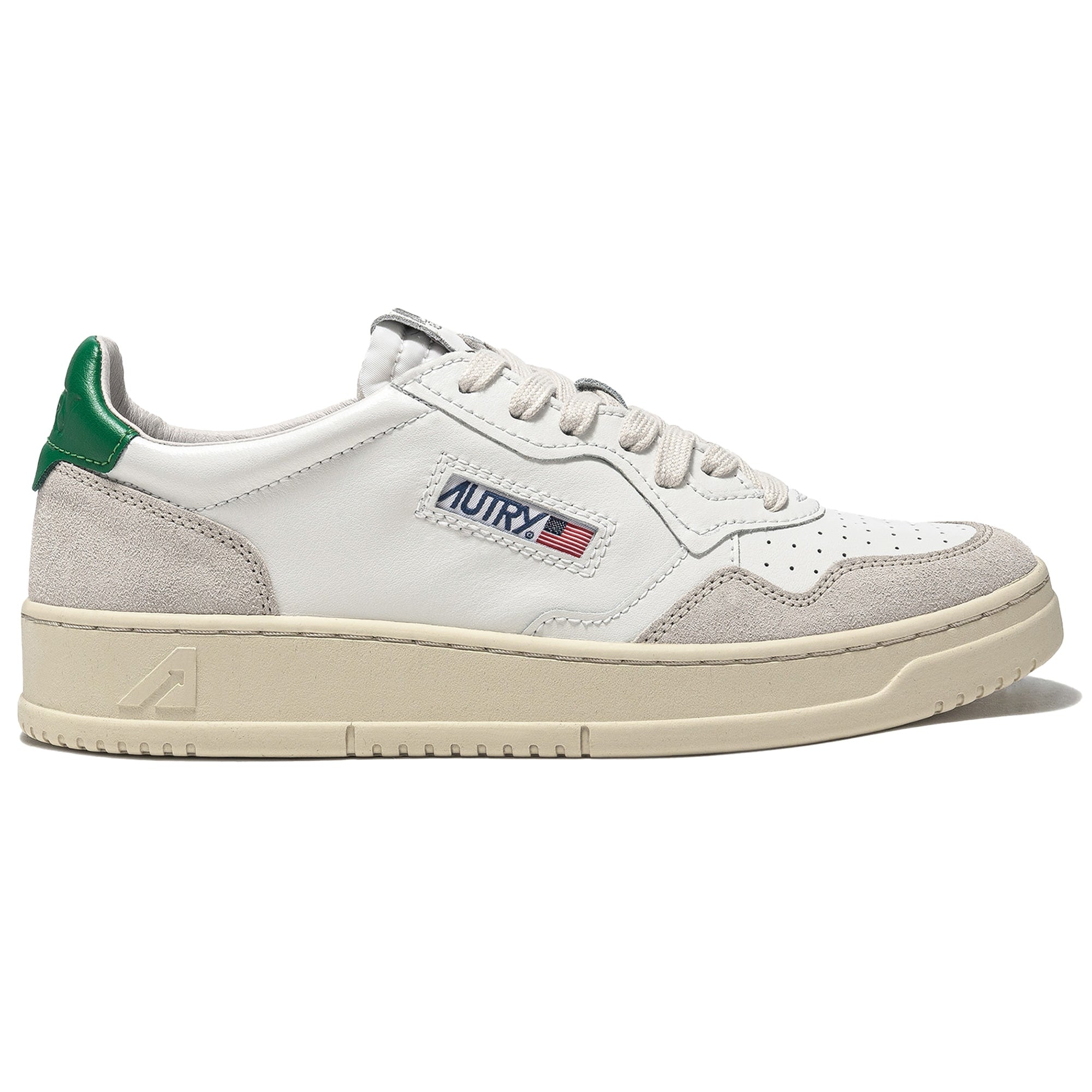 Medalist Low Sneaker - White/Green