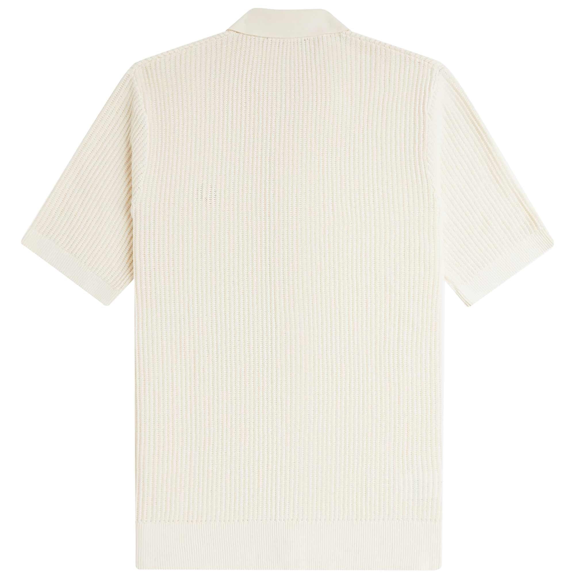 Fred Perry Textured Button Through Knit Shirt - K9714-560