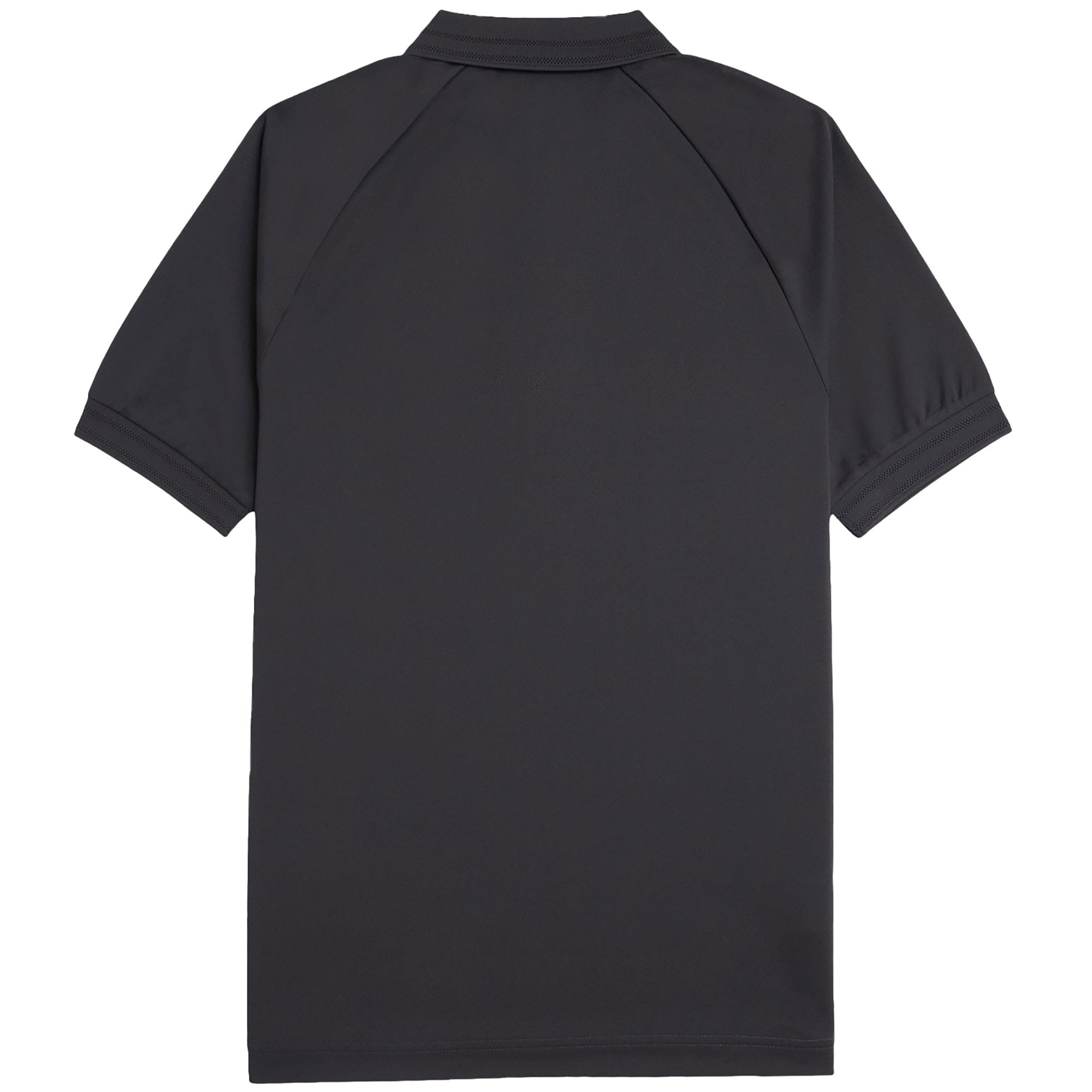 Fred Perry Zip Neck Polo Shirt - Anchor Grey