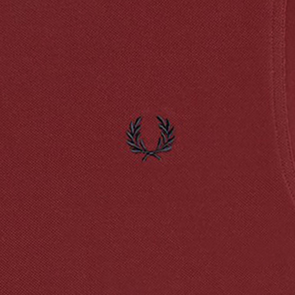 Fred Perry M3600 Twin Tipped Polo Shirt - Bur Red
