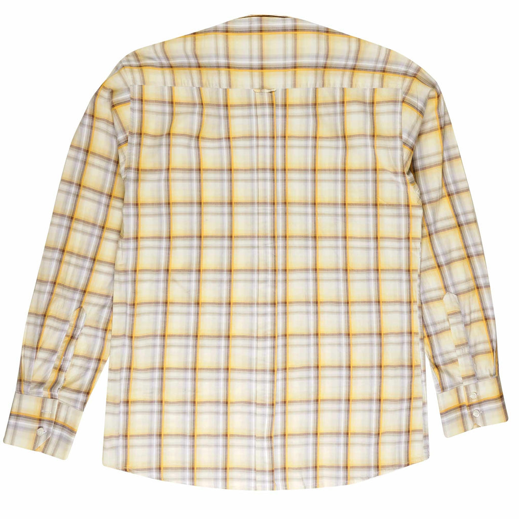 Real Hoxton Long Sleeve Shirt - Cross Hatch Plaid Check