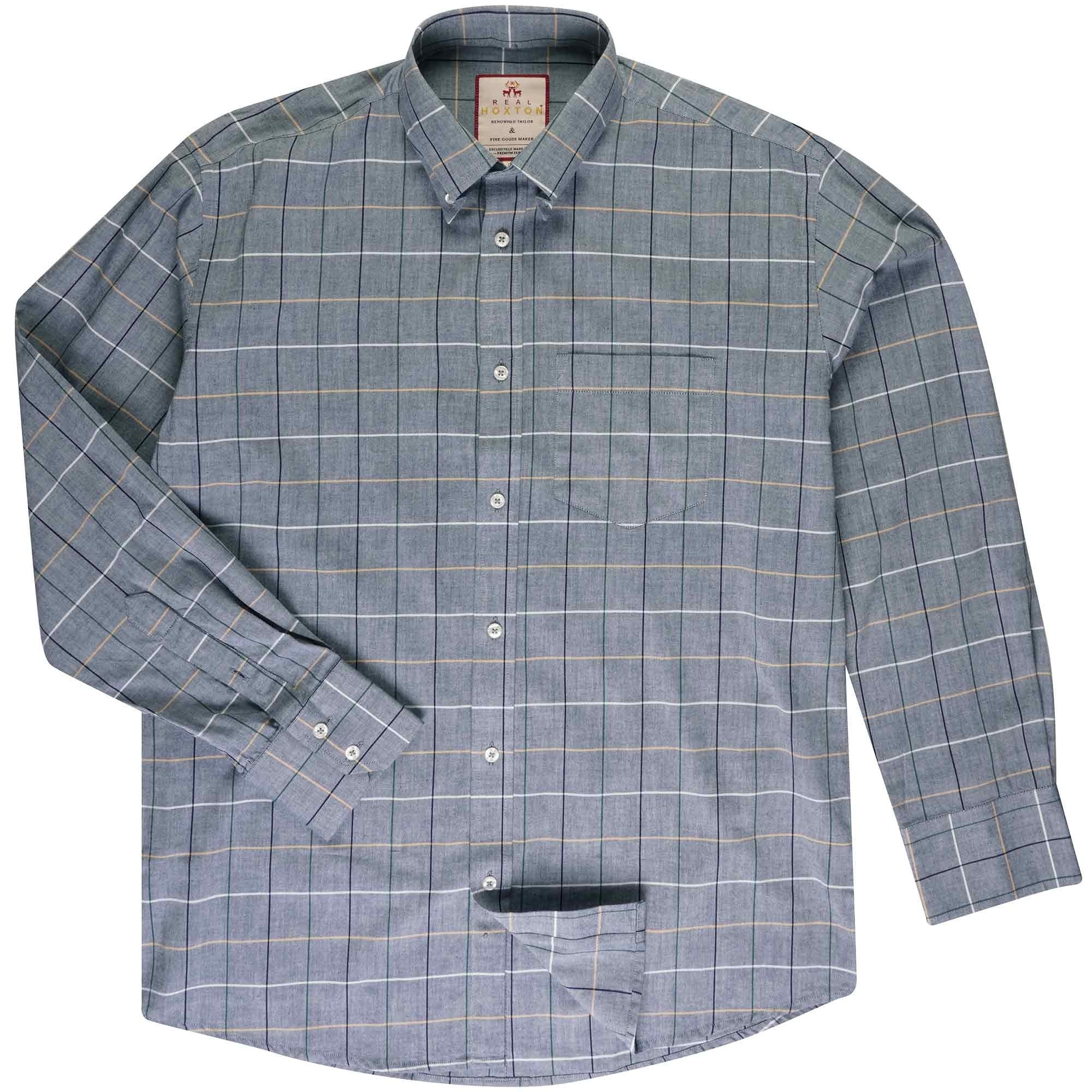 Real Hoxton Checked Shirt - Oxford