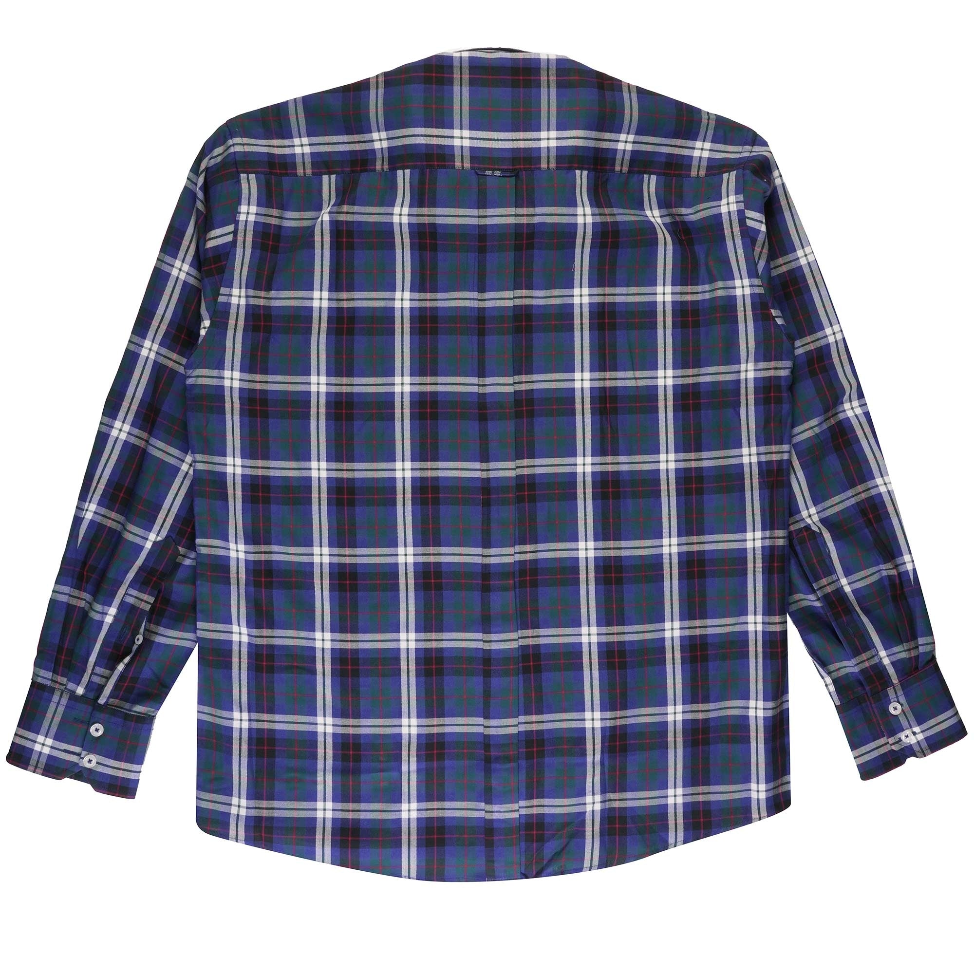 Real Hoxton Long Sleeve Shirt - Black Watch Tartan Check