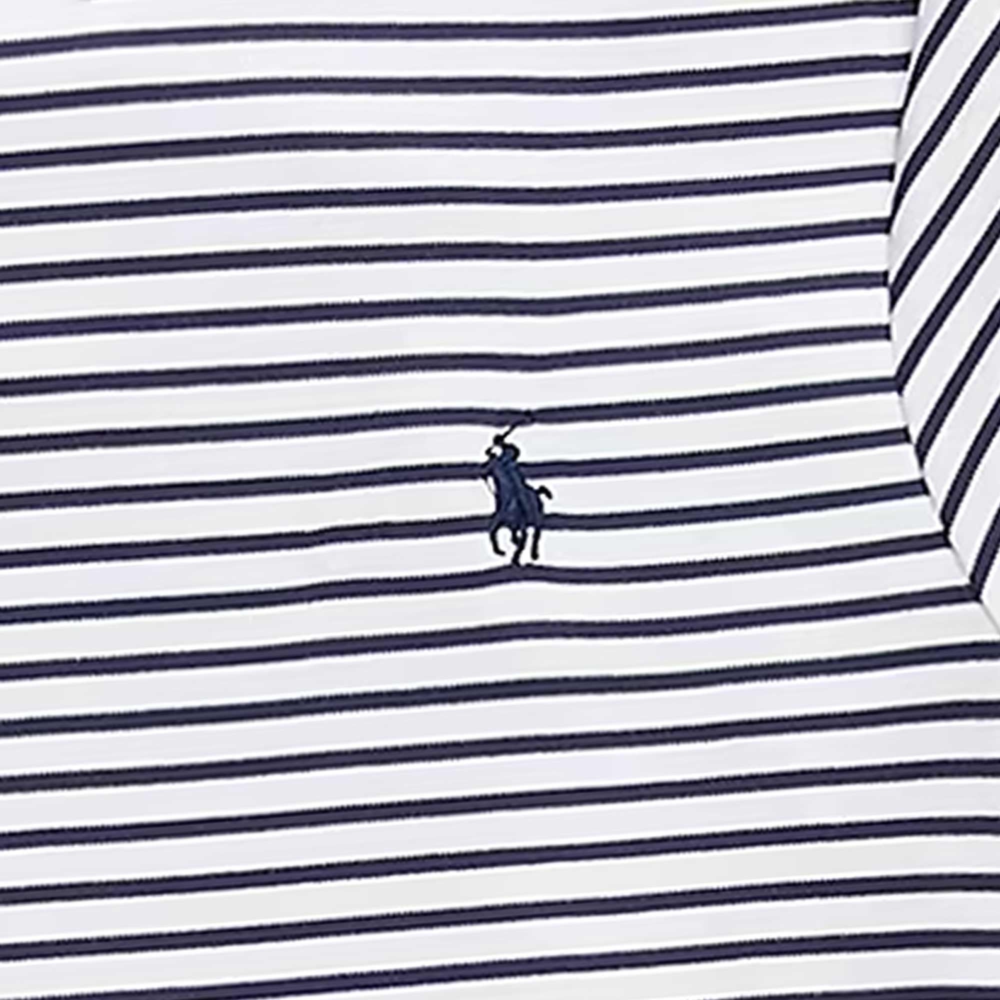 Polo Ralph Lauren Custom Slim Striped Soft Cotton T-Shirt - White Stripe