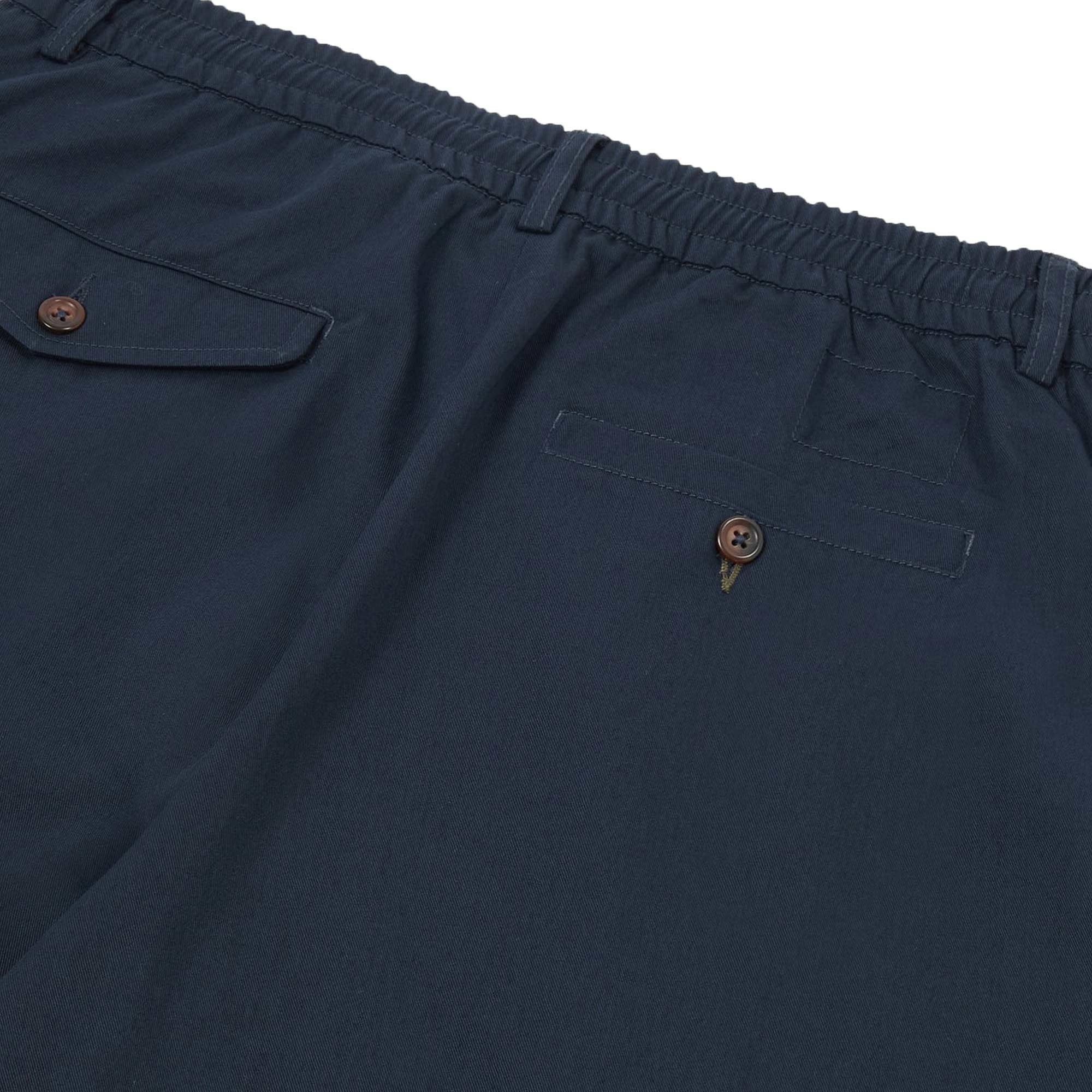 Universal Works Pleated Track Pants - Navy