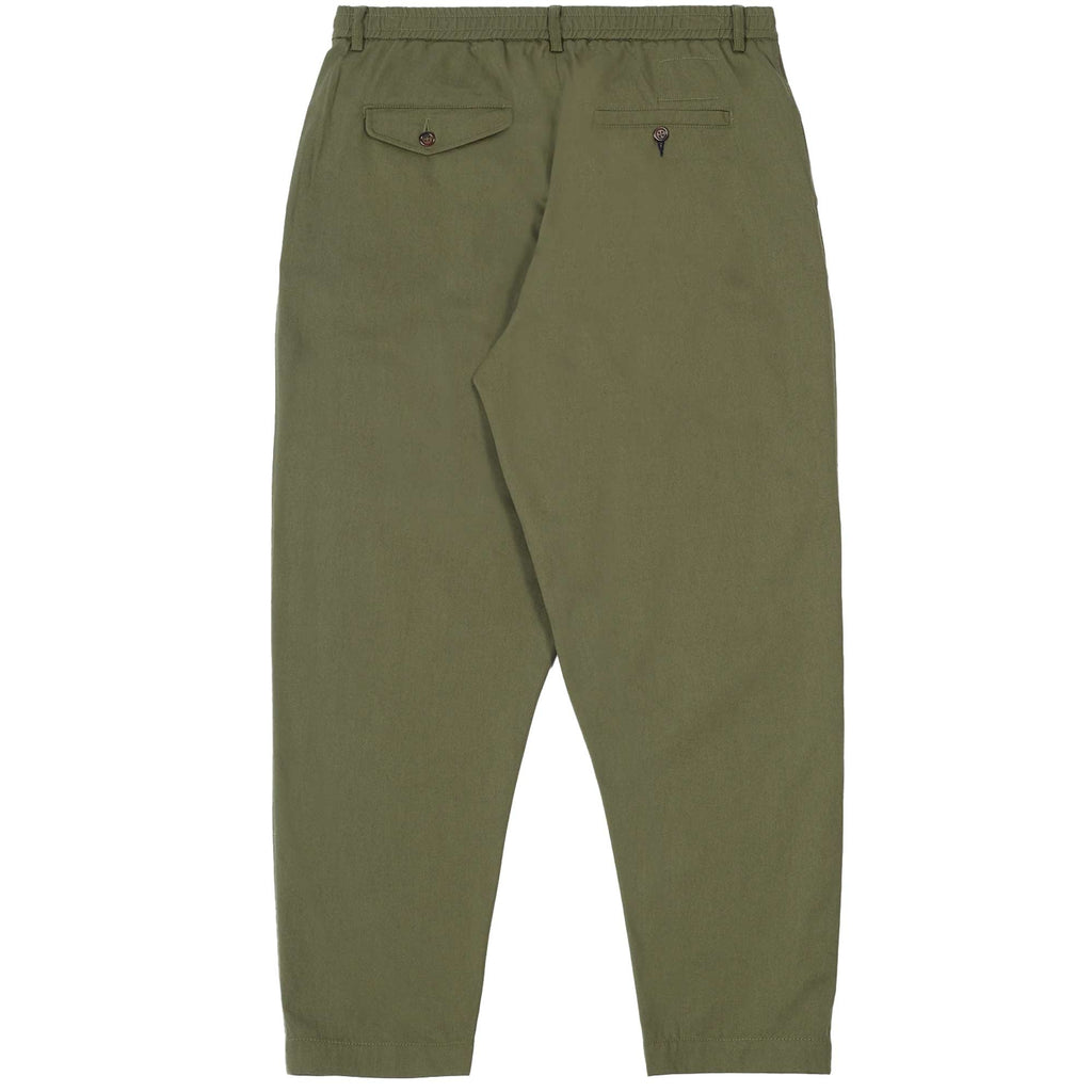 Universal Works Pleated Track Pants - Light Olive