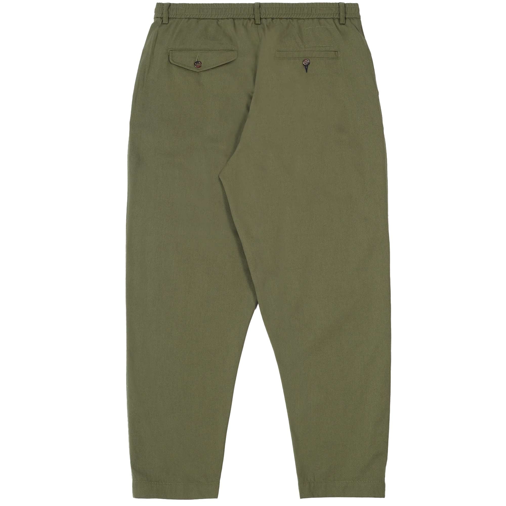 Universal Works Pleated Track Pants - Light Olive