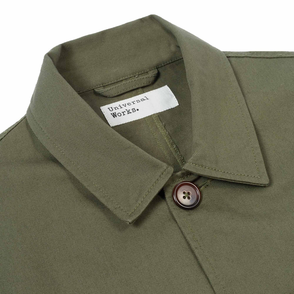 Universal Works Bakers Jacket - Light Olive